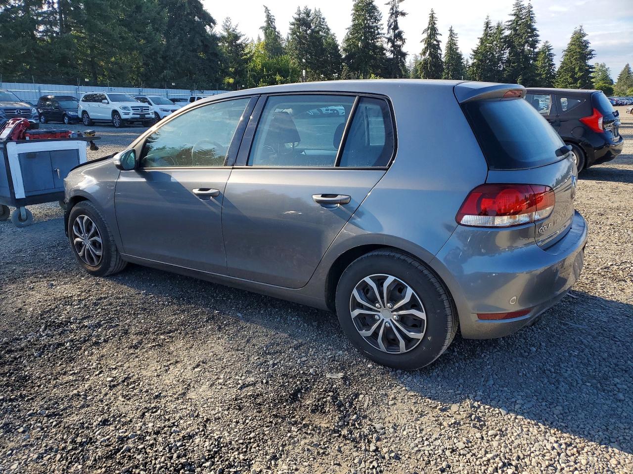 2012 Volkswagen Golf Gray vin: WVWDB7AJ8CW196928