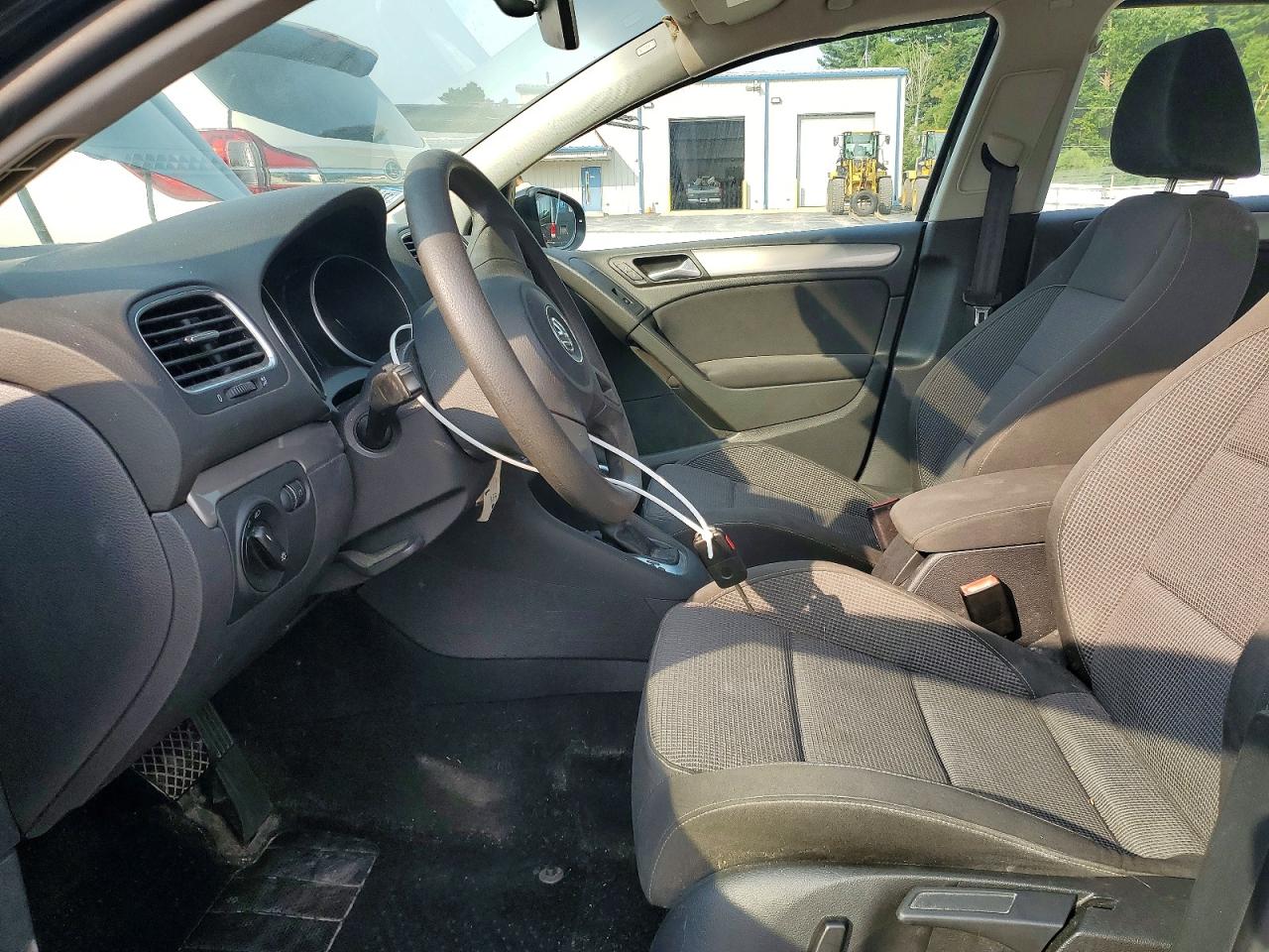 2012 Volkswagen Golf Black vin: WVWDB7AJ8CW251717