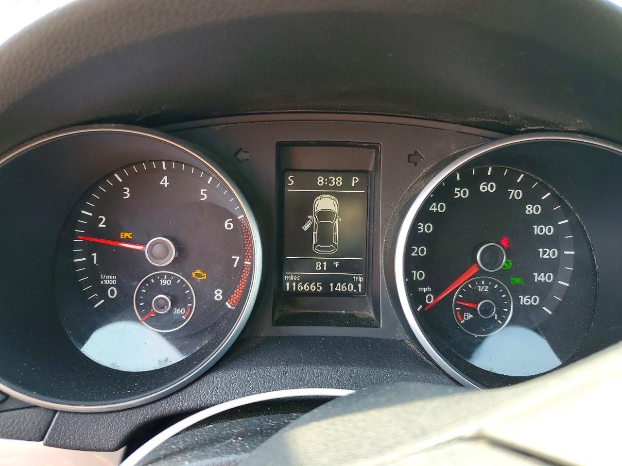2012 Volkswagen Golf Black vin: WVWDB7AJ8CW251717
