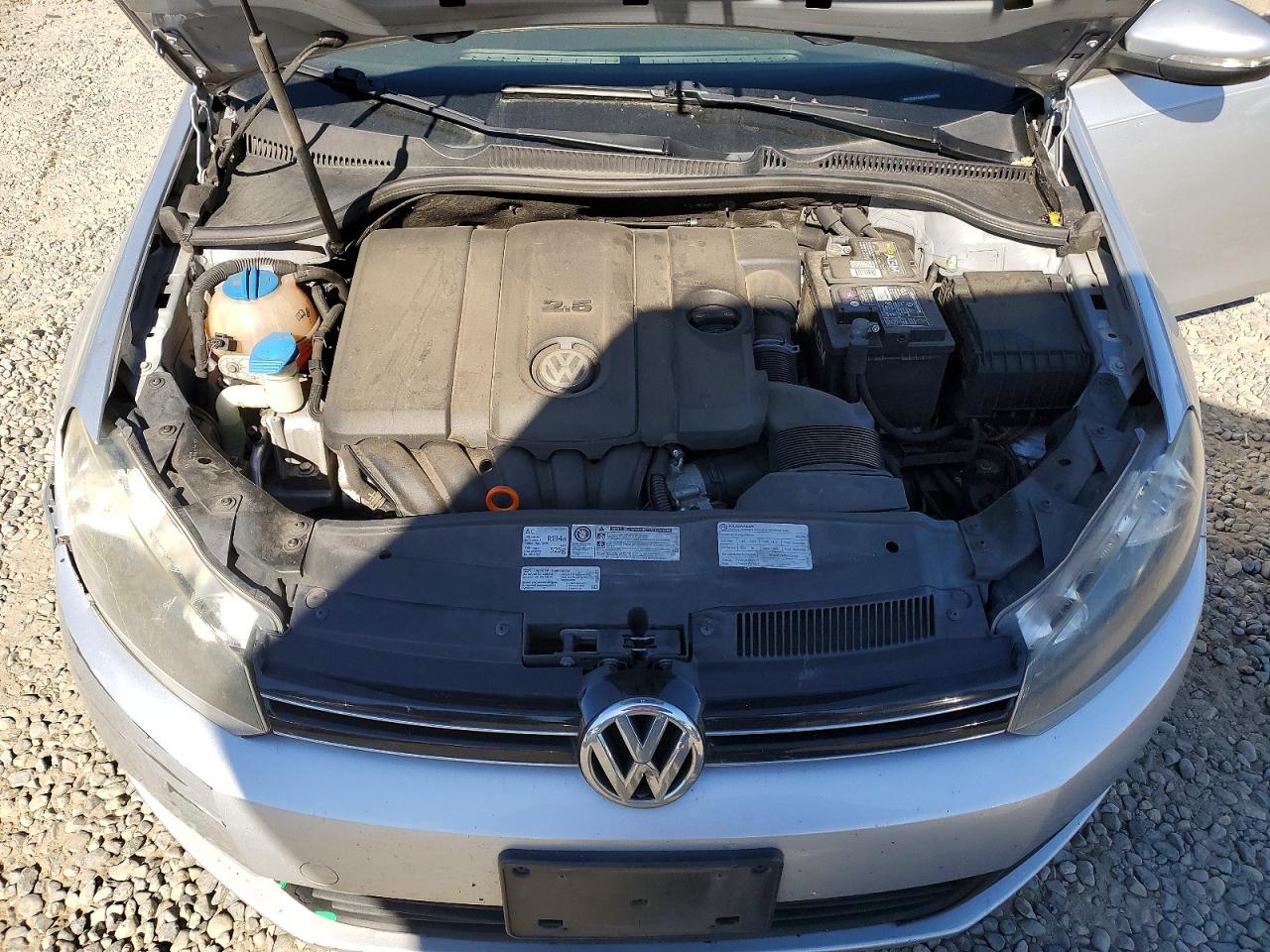 2012 Volkswagen Golf Silver vin: WVWDB7AJ8CW269358