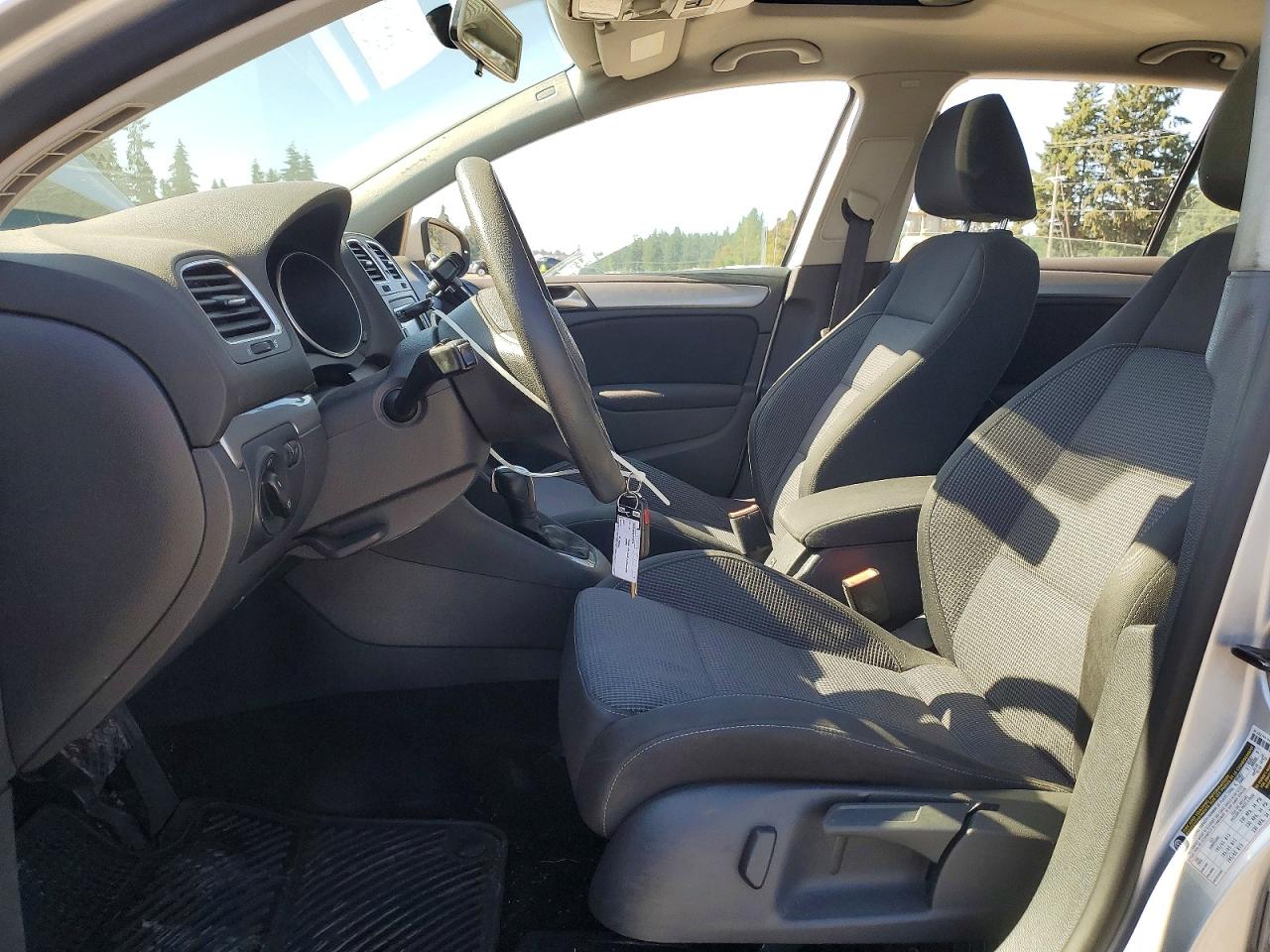 2012 Volkswagen Golf Silver vin: WVWDB7AJ8CW269358