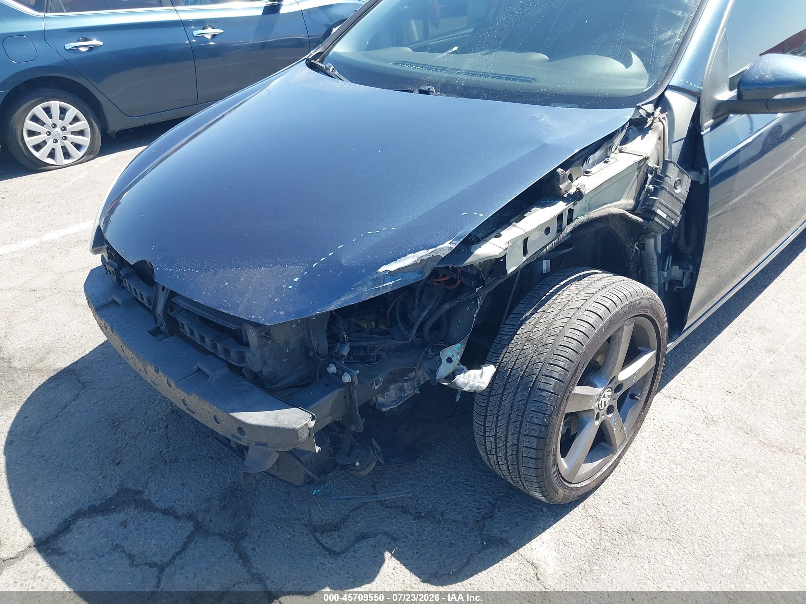 2012 Volkswagen Golf 2.5l 4-door Синий vin: WVWDB7AJ8CW315707