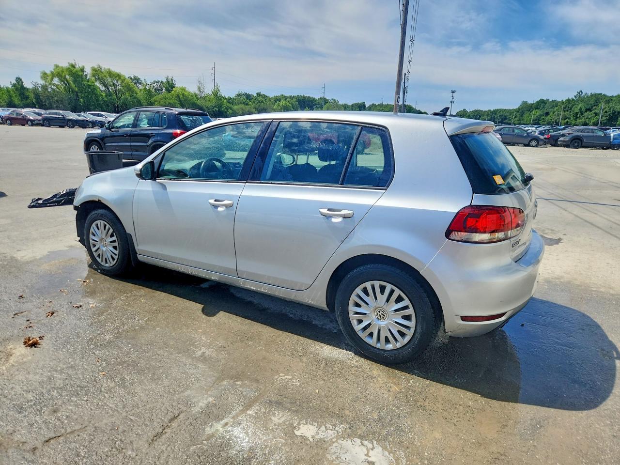 2014 Volkswagen Golf Серебряный vin: WVWDB7AJ8EW004829