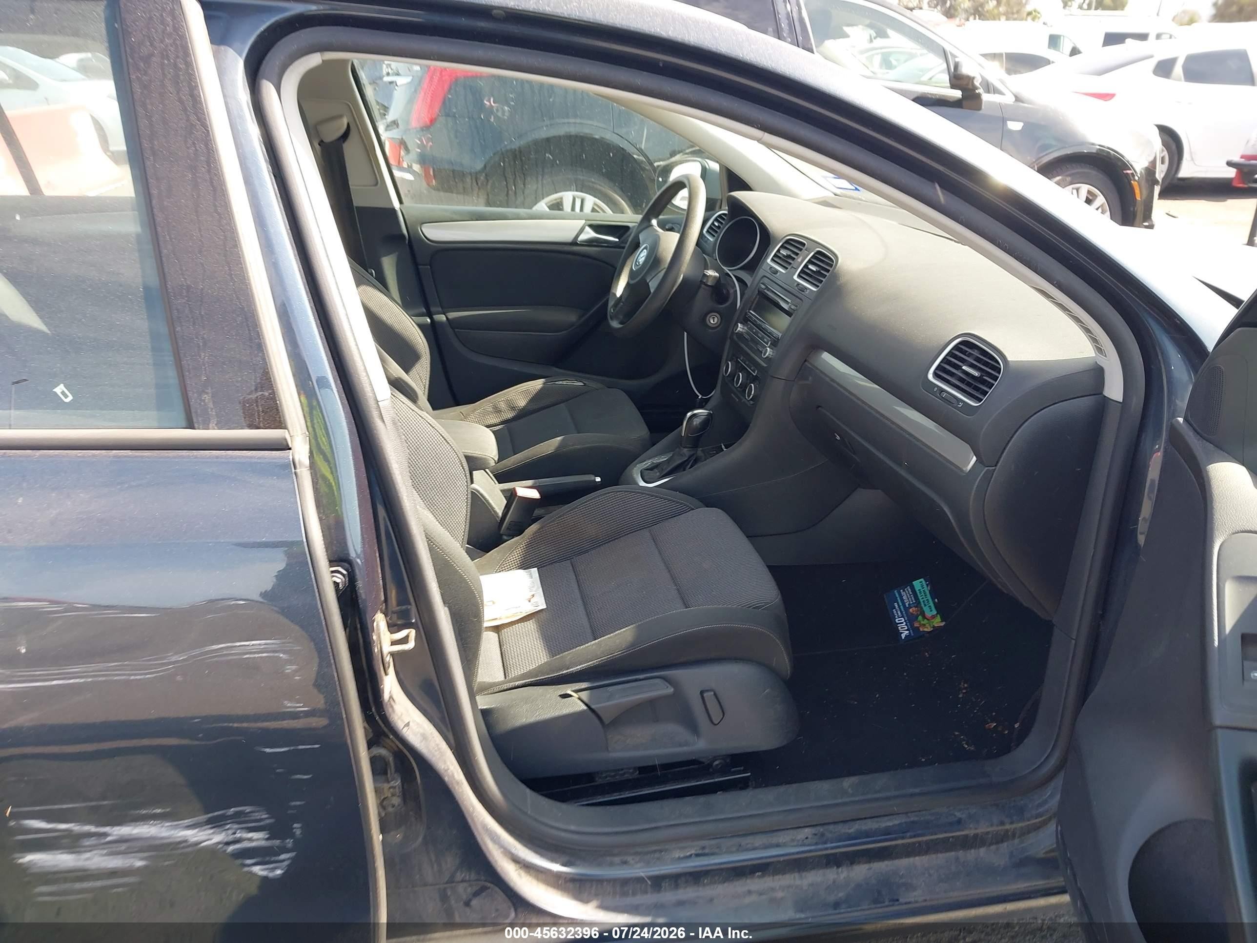 2014 Volkswagen Golf 2.5l (a6) (no Longer Orderable) Dark Blue vin: WVWDB7AJ8EW006192