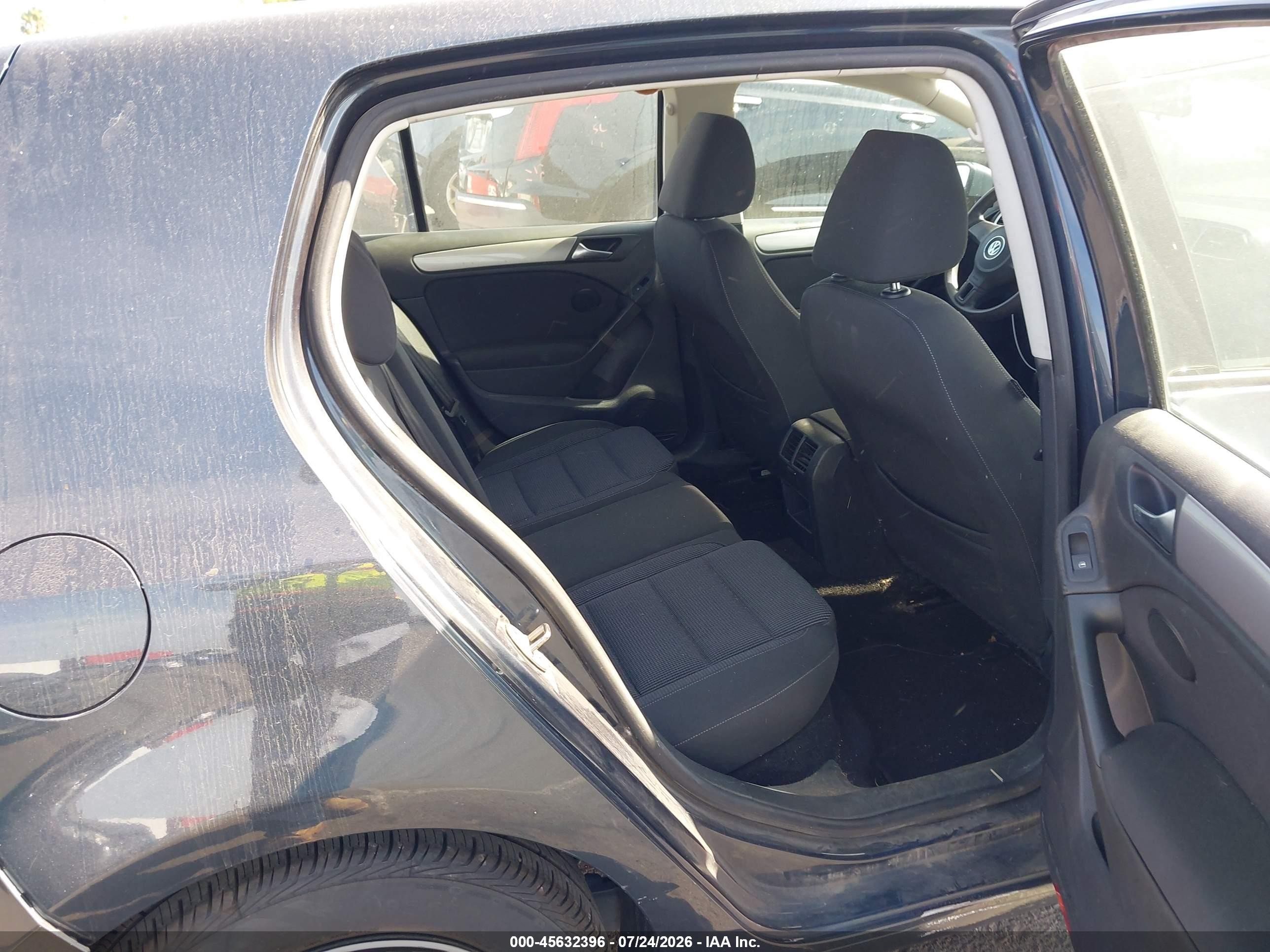 2014 Volkswagen Golf 2.5l (a6) (no Longer Orderable) Dark Blue vin: WVWDB7AJ8EW006192