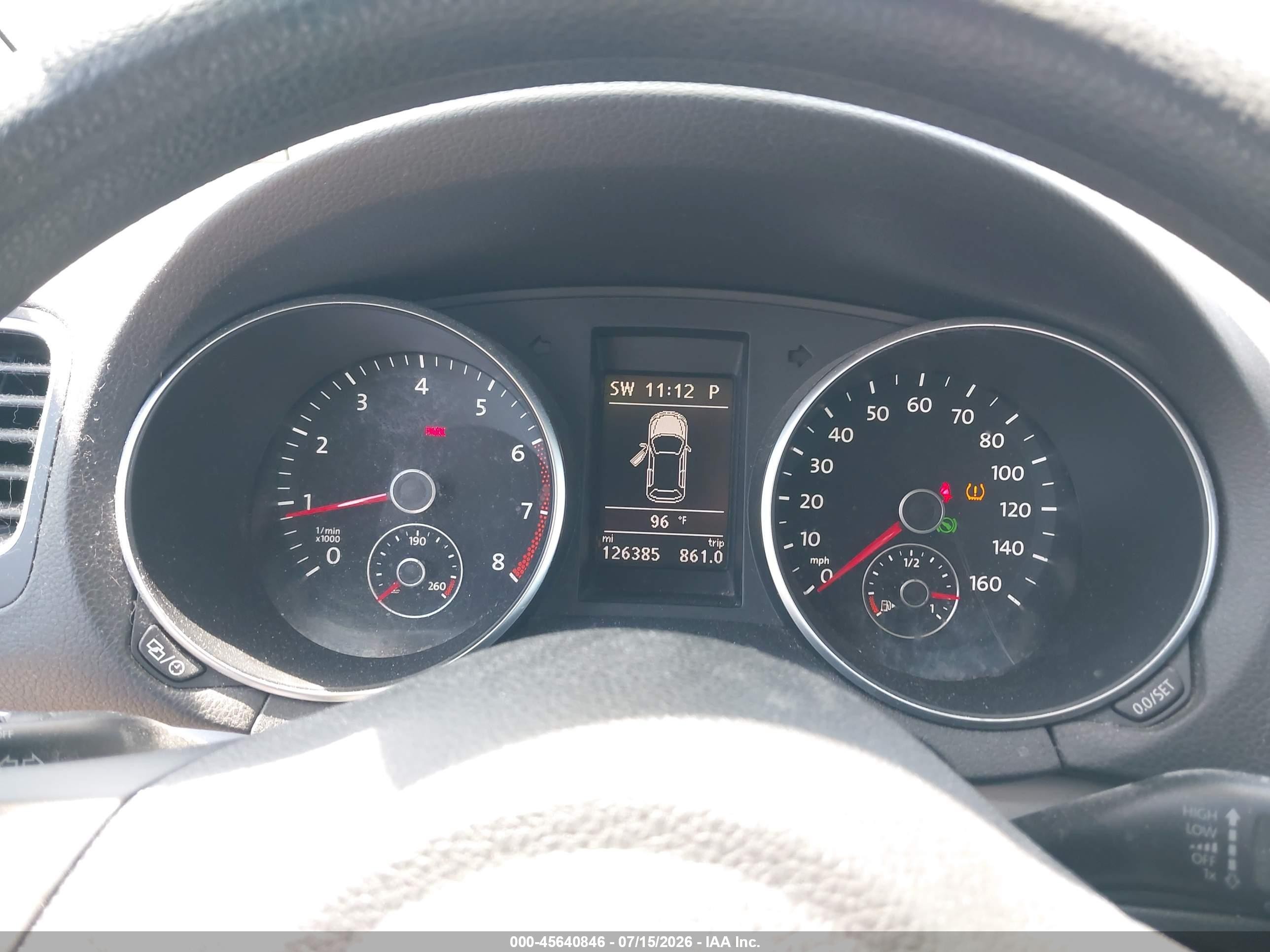 2014 Volkswagen Golf 2.5l (a6) (no Longer Orderable) Gray vin: WVWDB7AJ8EW011988