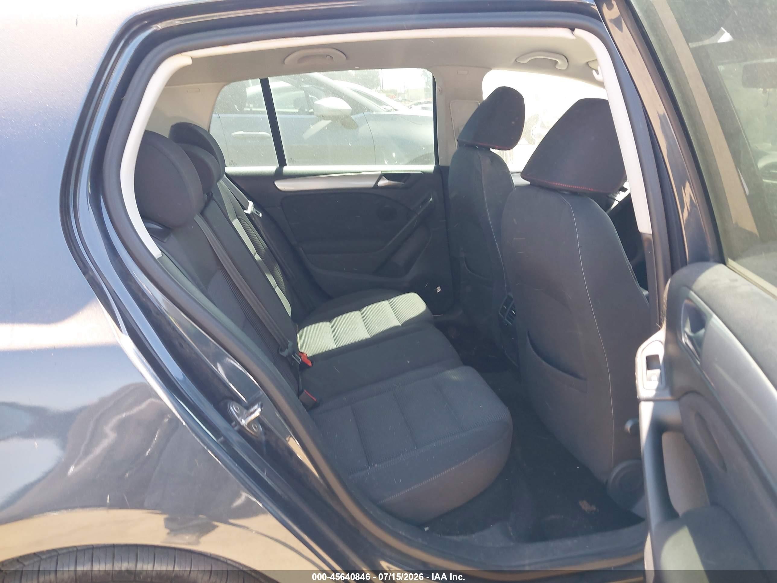 2014 Volkswagen Golf 2.5l (a6) (no Longer Orderable) Gray vin: WVWDB7AJ8EW011988