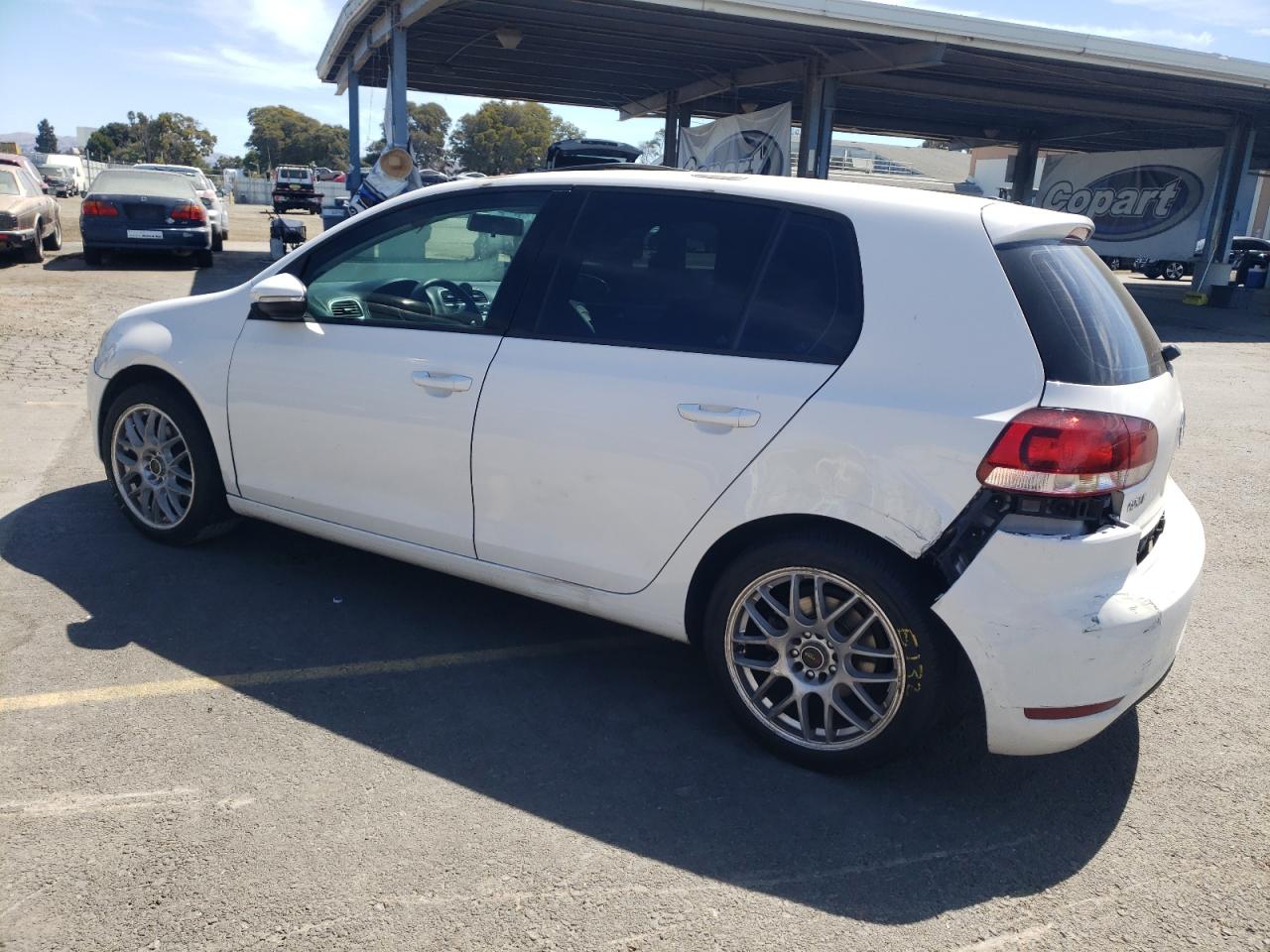 2010 Volkswagen Golf Белый vin: WVWDB7AJ9AW314868