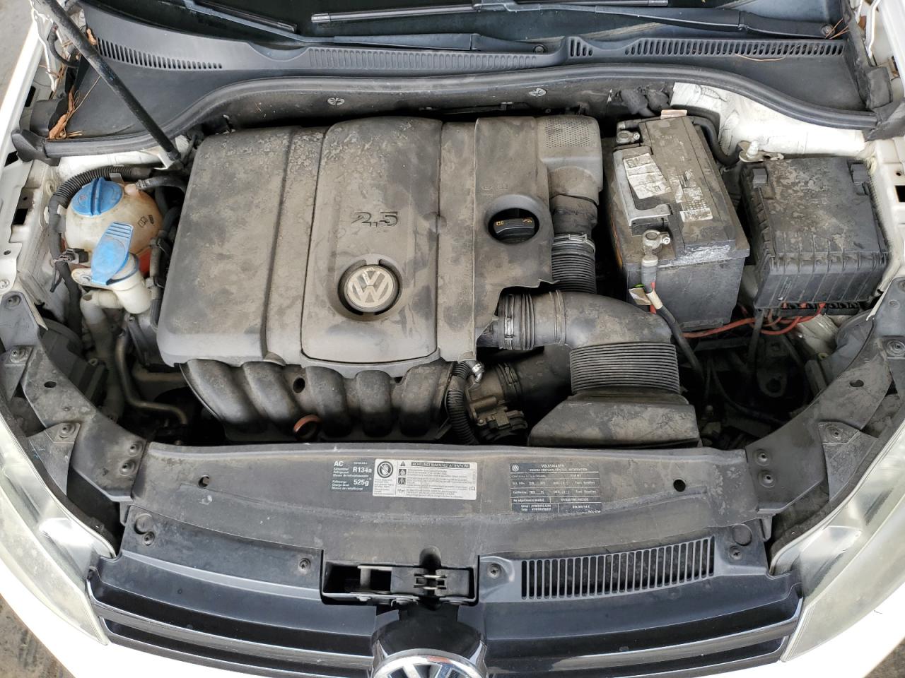 2010 Volkswagen Golf Белый vin: WVWDB7AJ9AW314868