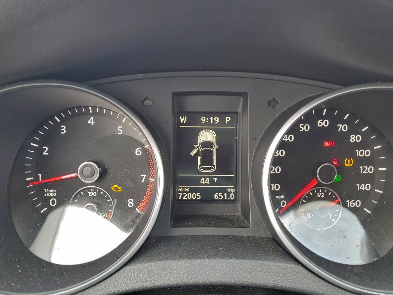 2010 Volkswagen Golf Red vin: WVWDB7AJ9AW330987