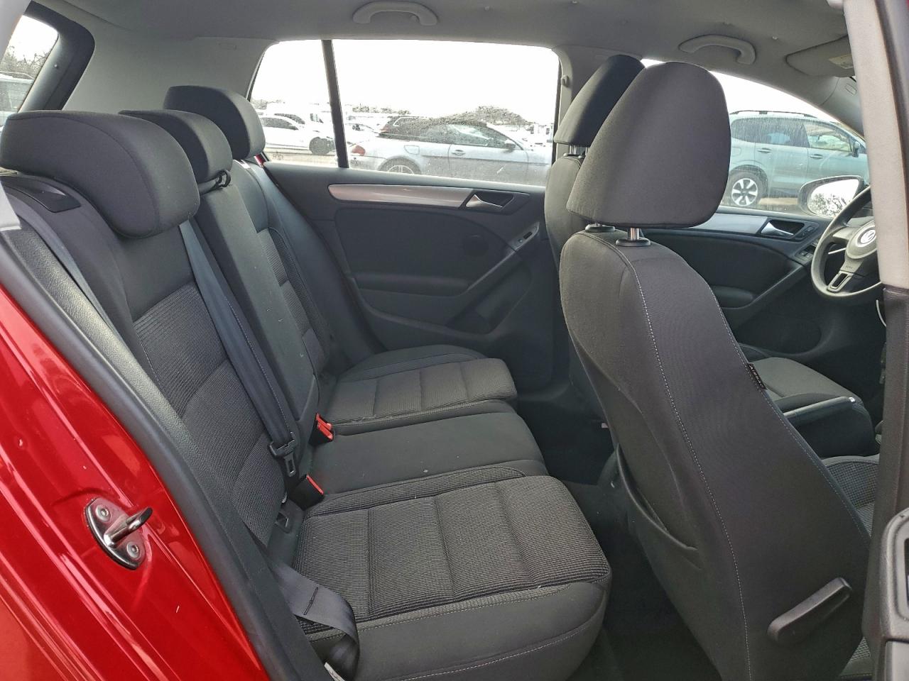 2010 Volkswagen Golf Red vin: WVWDB7AJ9AW330987