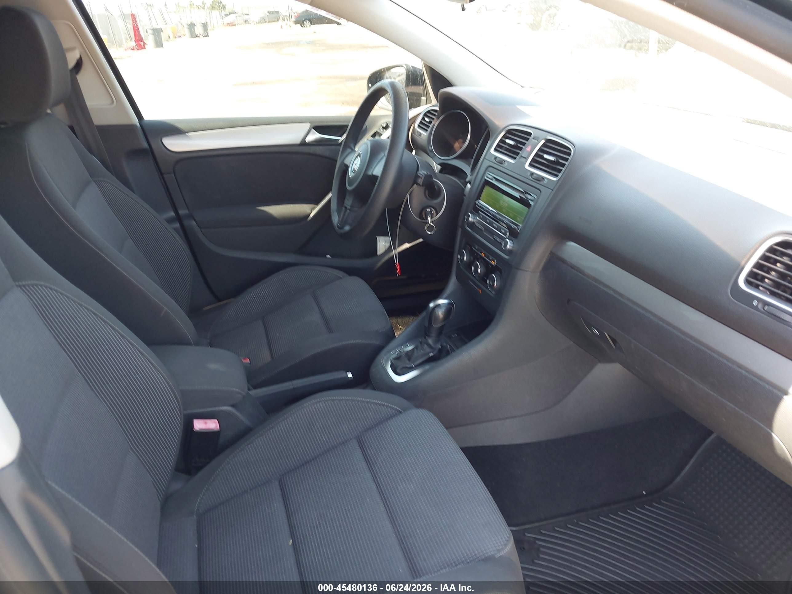 2012 Volkswagen Golf 2.5l 4-door Dark Blue vin: WVWDB7AJ9CW197165