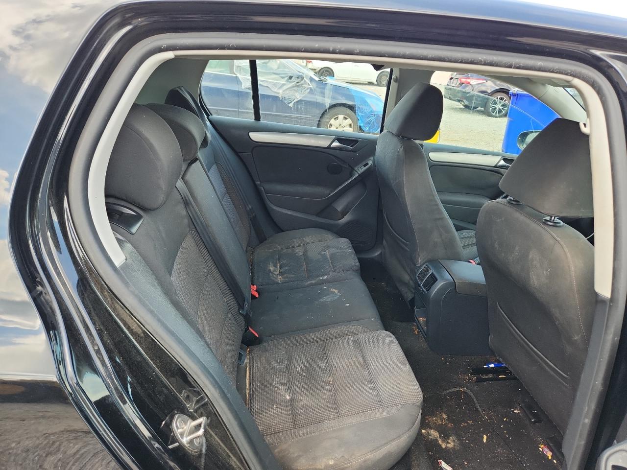 2014 Volkswagen Golf Black vin: WVWDB7AJ9EW002443