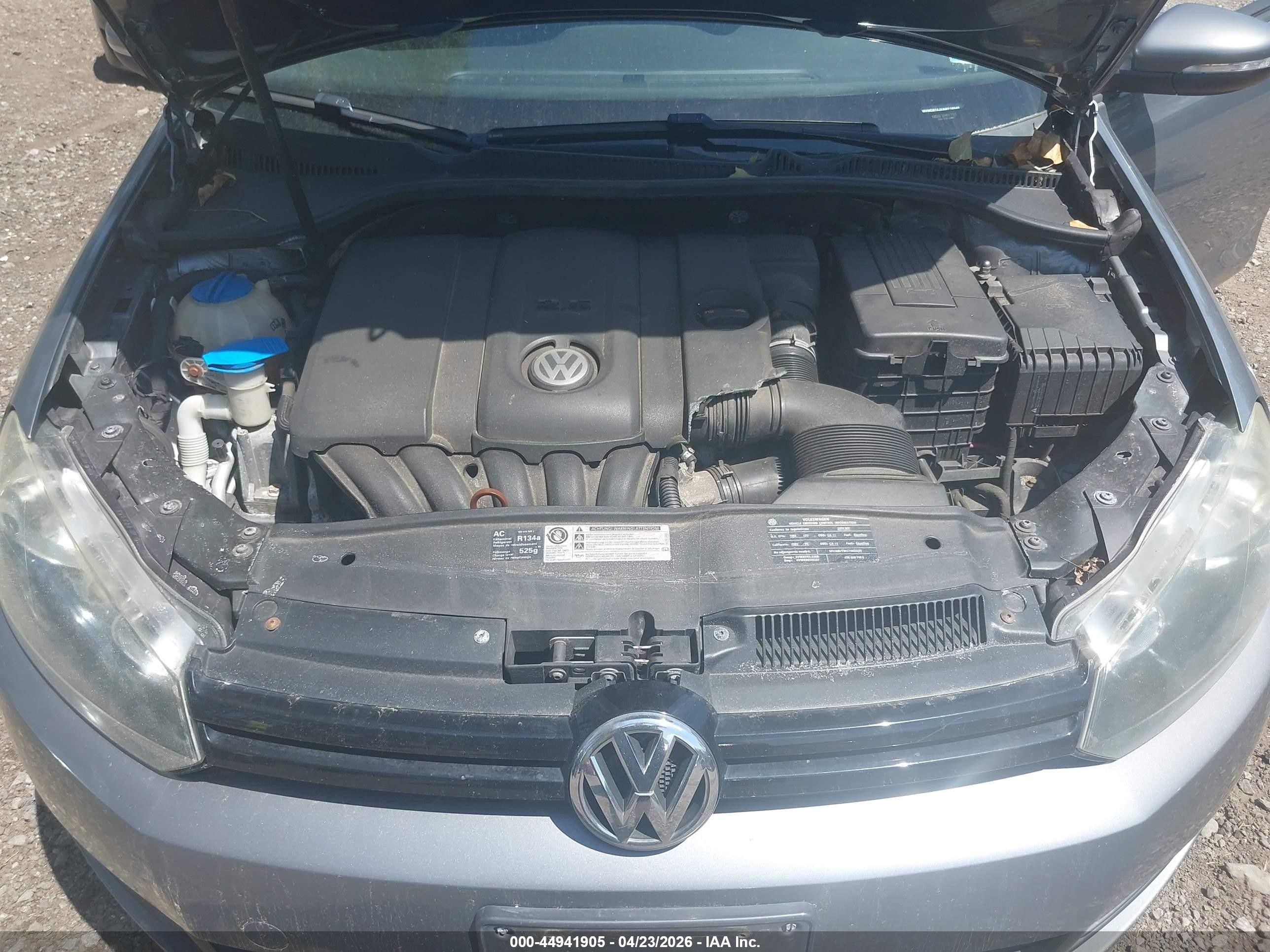 2010 Volkswagen Golf 4-door Gray vin: WVWDB7AJXAW216948