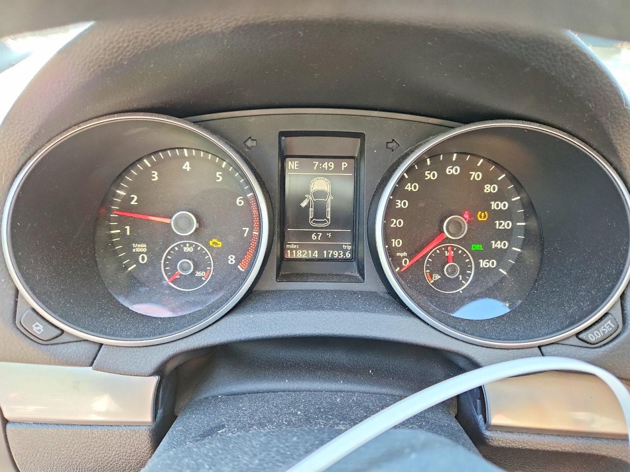 2010 Volkswagen Golf White vin: WVWDB7AJXAW251733