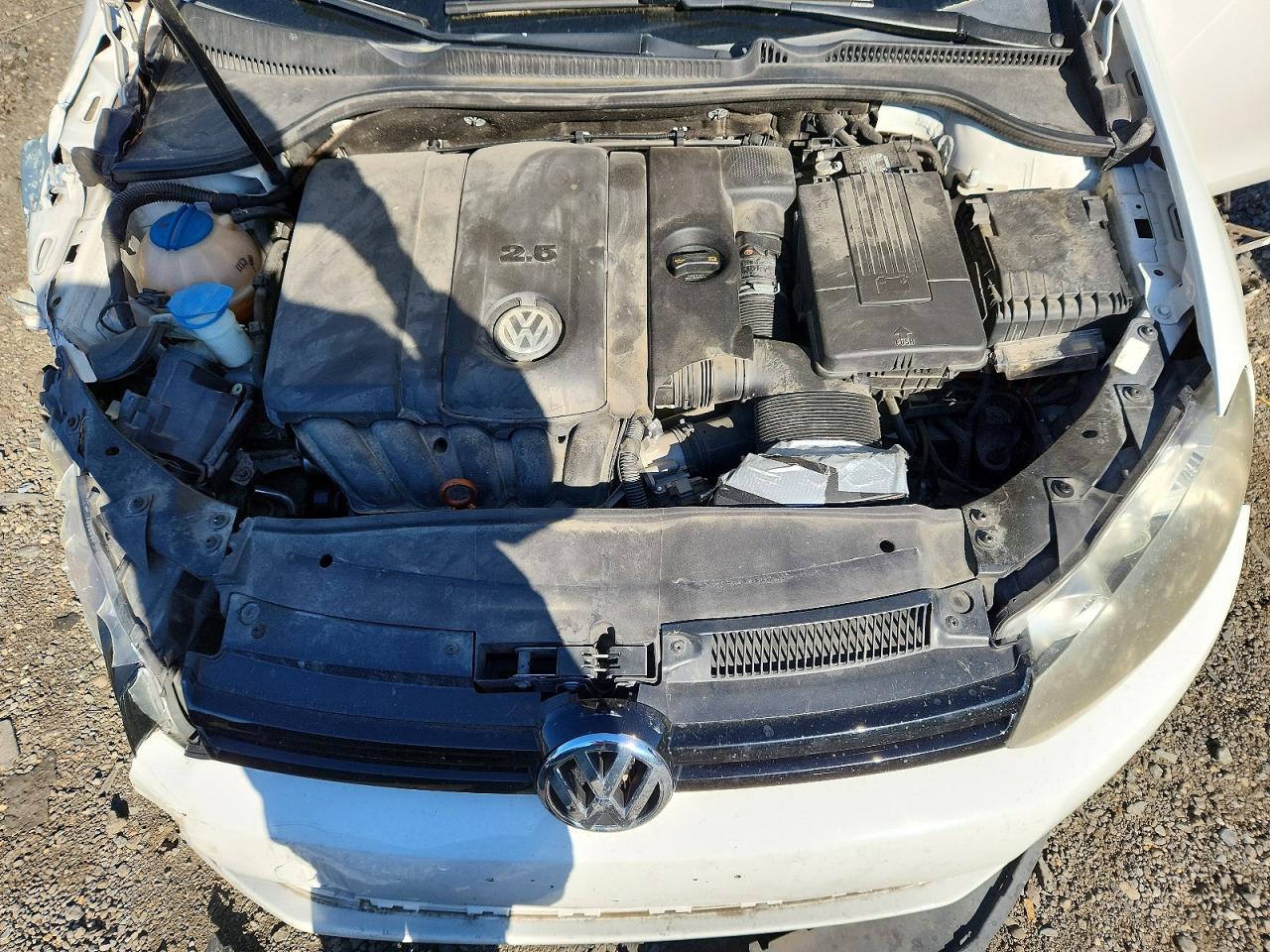 2010 Volkswagen Golf White vin: WVWDB7AJXAW251733