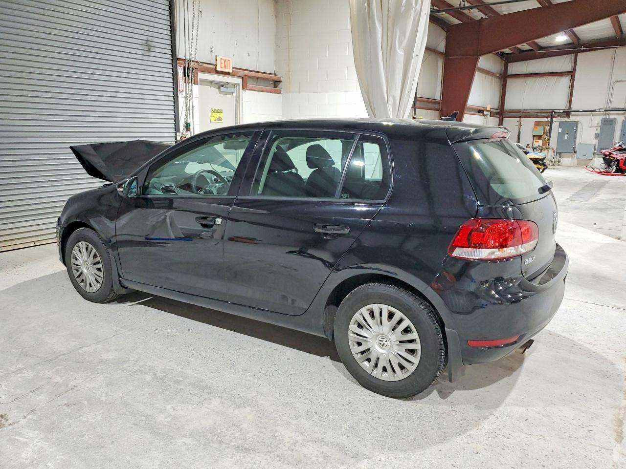 2012 Volkswagen Golf Black vin: WVWDB7AJXCW324098