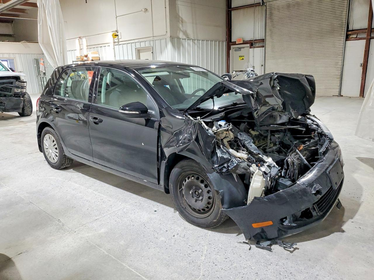 2012 Volkswagen Golf Black vin: WVWDB7AJXCW324098