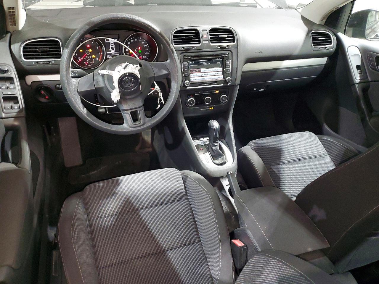 2012 Volkswagen Golf Black vin: WVWDB7AJXCW324098