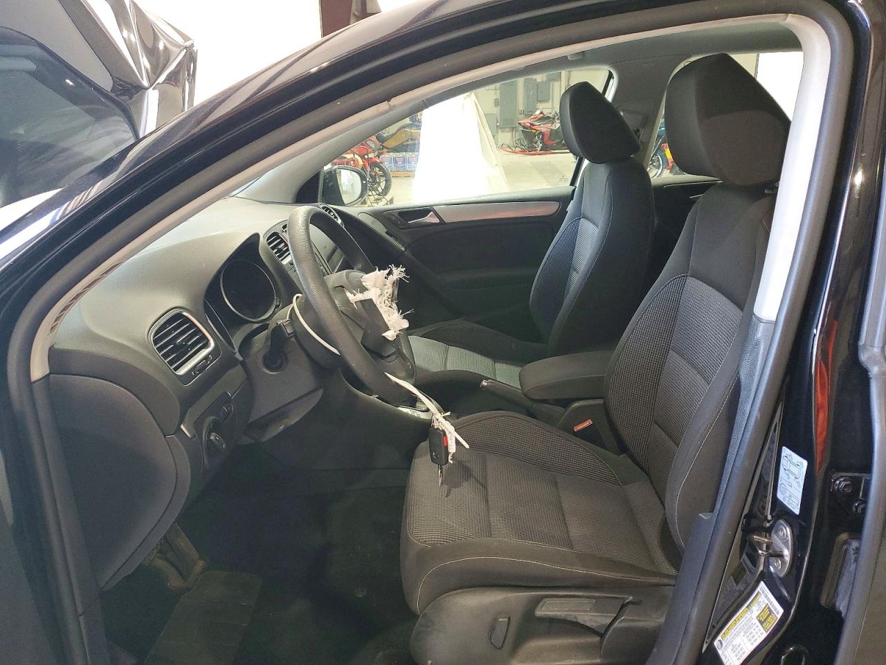 2012 Volkswagen Golf Black vin: WVWDB7AJXCW324098