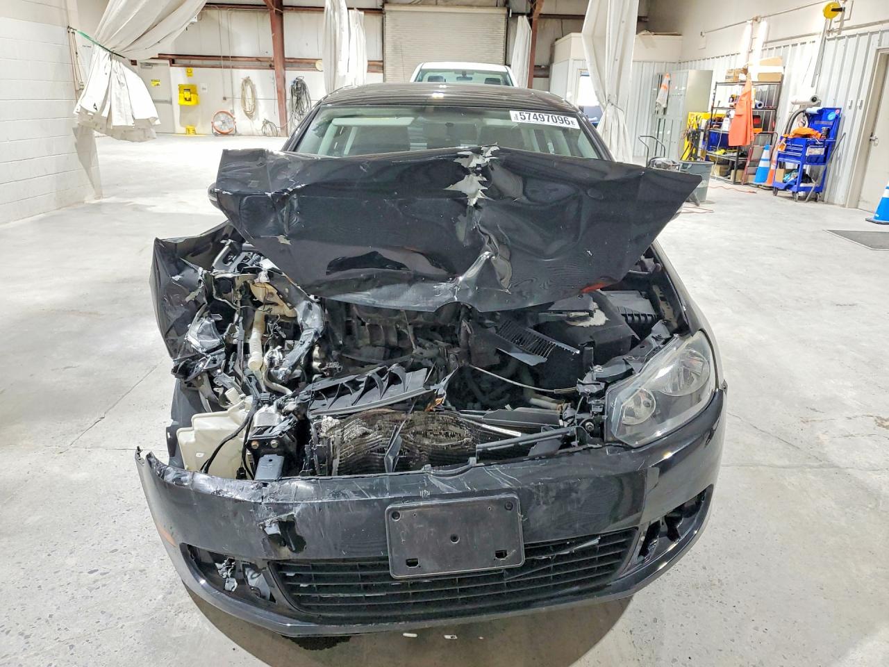 2012 Volkswagen Golf Black vin: WVWDB7AJXCW324098