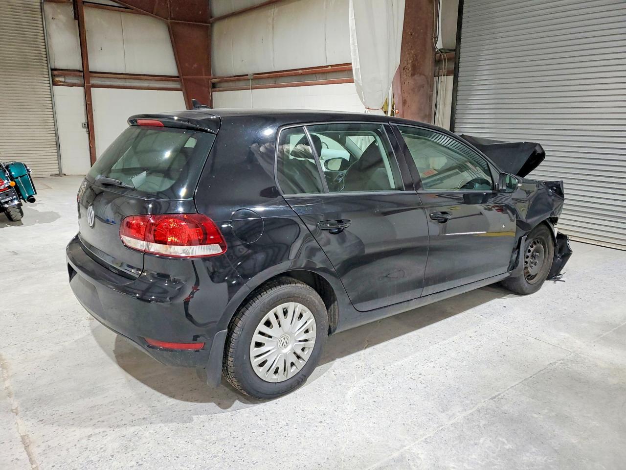 2012 Volkswagen Golf Black vin: WVWDB7AJXCW324098
