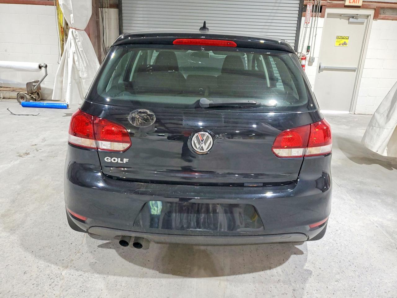 2012 Volkswagen Golf Black vin: WVWDB7AJXCW324098
