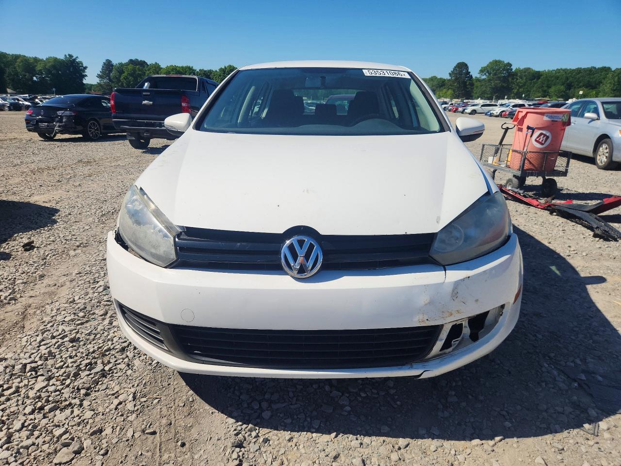 2013 Volkswagen Golf Белый vin: WVWDB7AJXDW096444