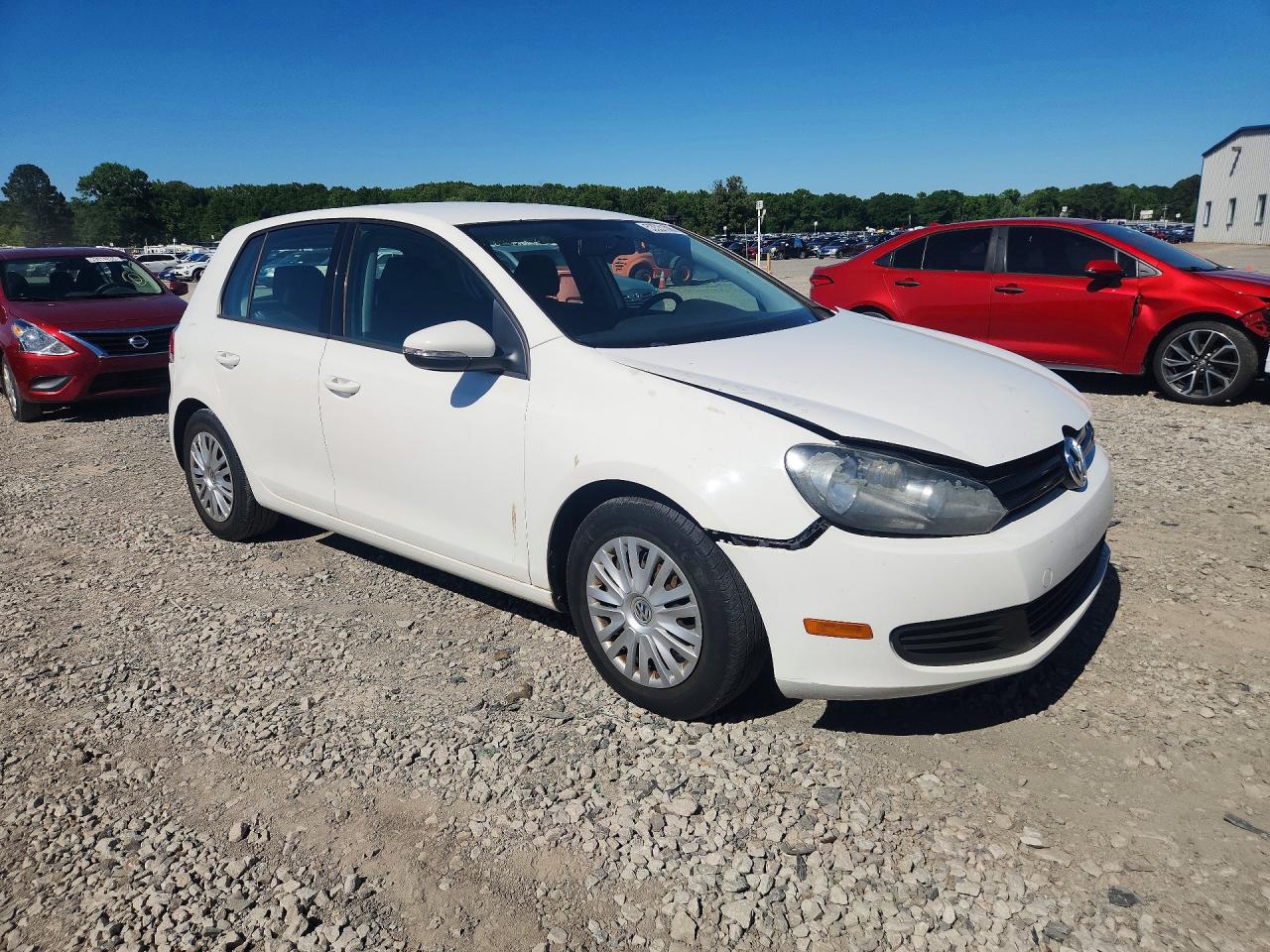 2013 Volkswagen Golf Белый vin: WVWDB7AJXDW096444