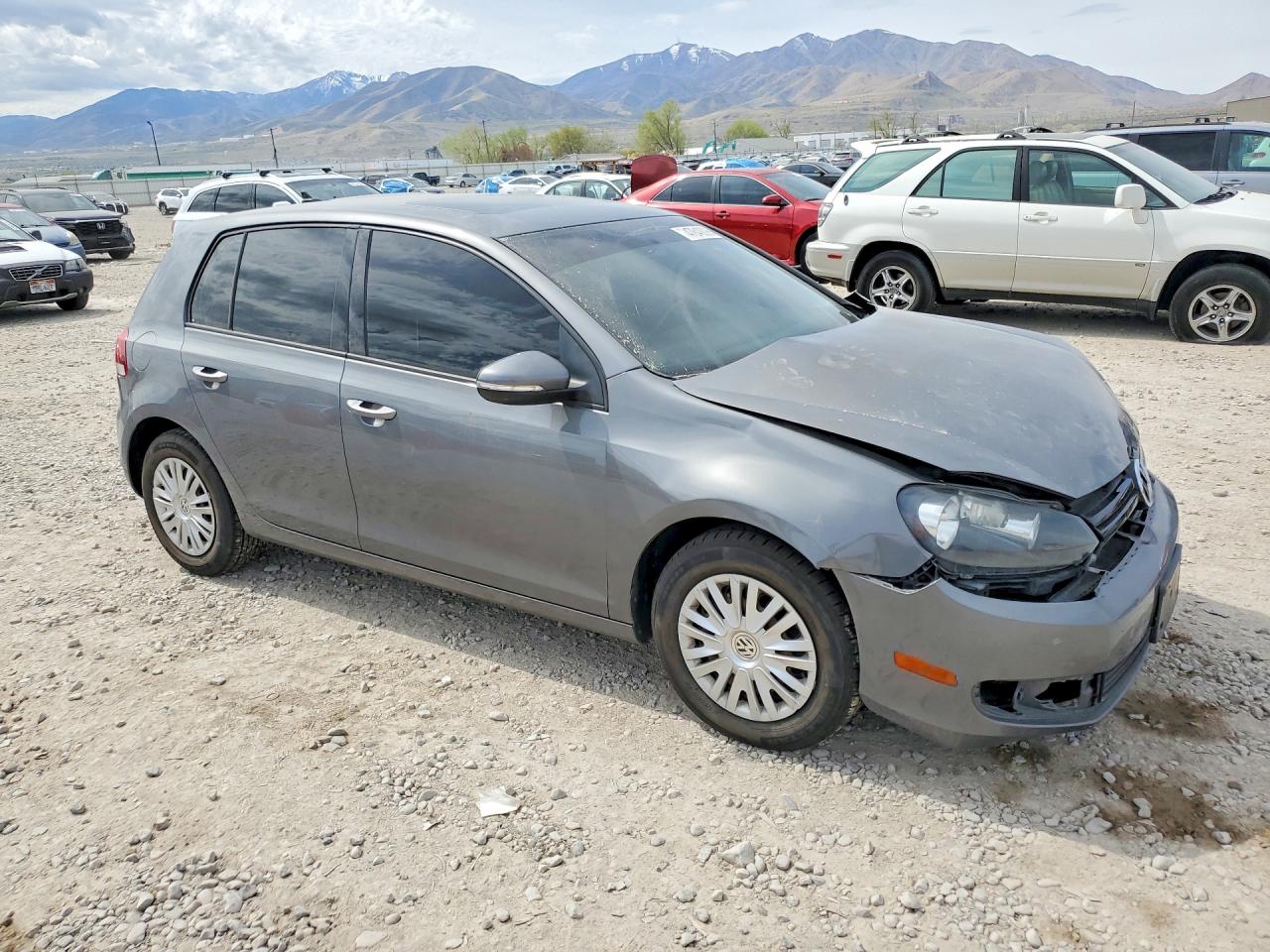 2013 Volkswagen Golf Gray vin: WVWDB7AJXDW121391