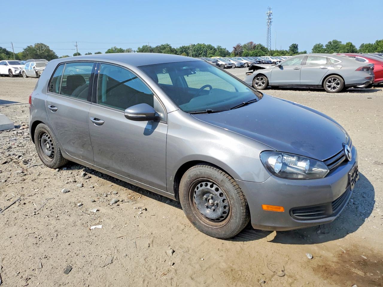 2013 Volkswagen Golf Gray vin: WVWDB7AJXDW128261