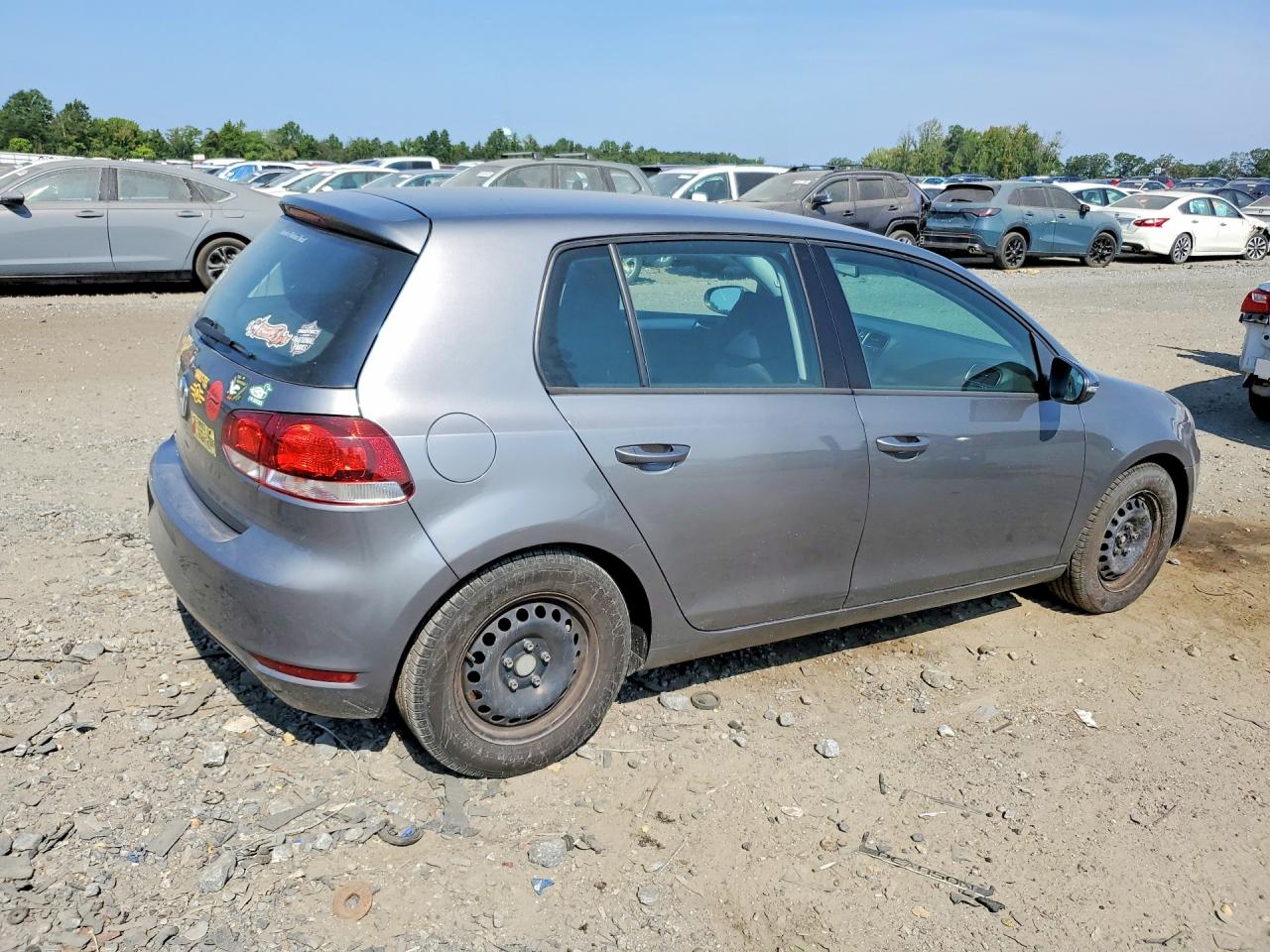 2013 Volkswagen Golf Gray vin: WVWDB7AJXDW128261