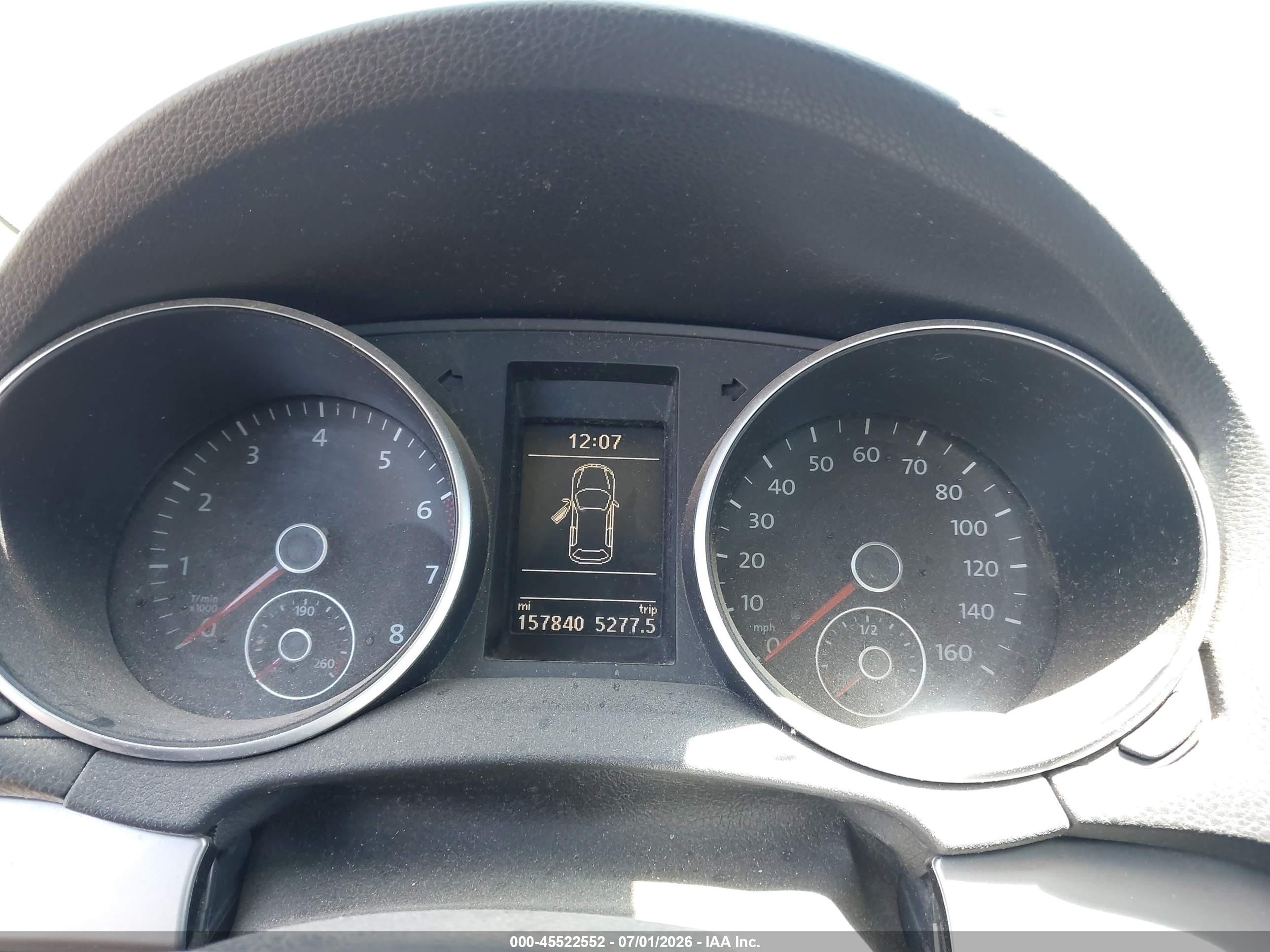 2014 Volkswagen Golf 2.5l (a6) (no Longer Orderable) Black vin: WVWDB7AJXEW010986