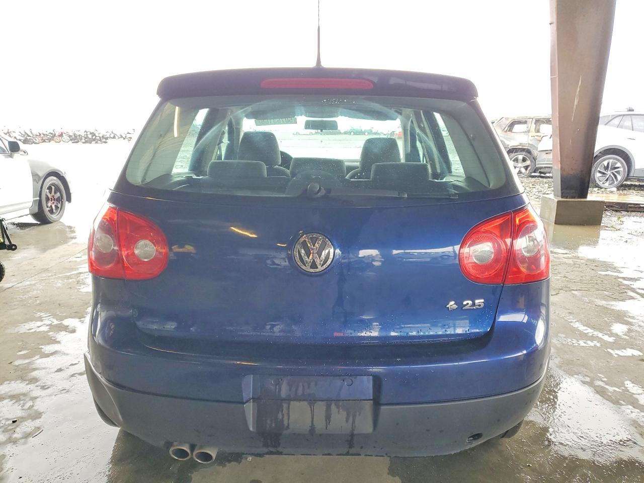 2008 Volkswagen Rabbit Синий vin: WVWDB91K78W154147