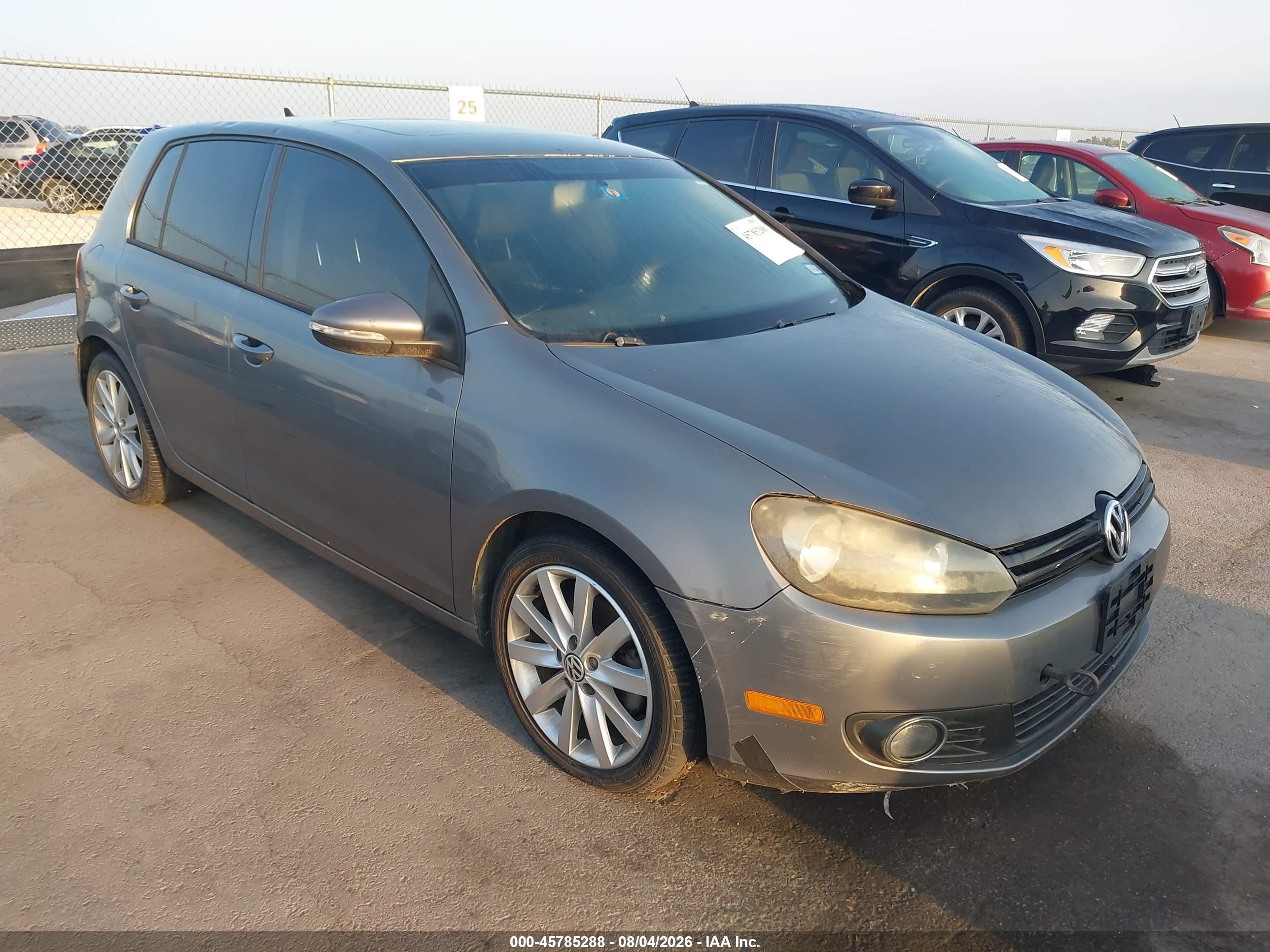 2011 Volkswagen Golf   Gray vin: WVWDM7AJ0BW074976