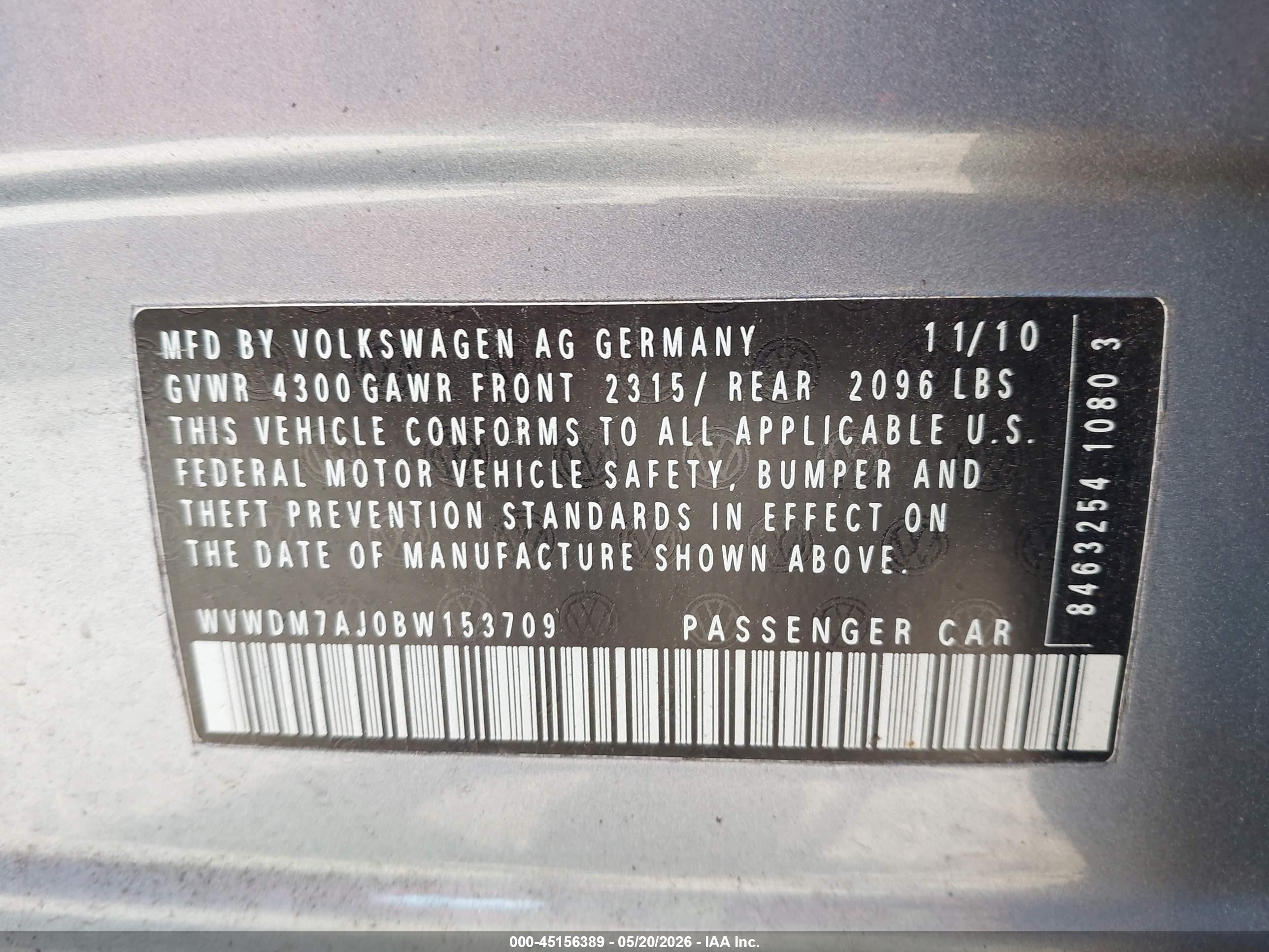 2011 Volkswagen Golf Tdi 4-door Silver vin: WVWDM7AJ0BW153709