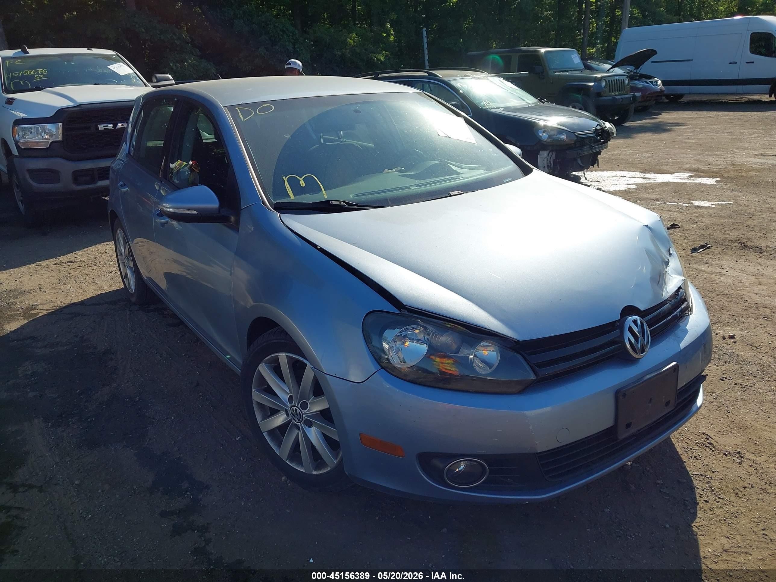 2011 Volkswagen Golf Tdi 4-door Silver vin: WVWDM7AJ0BW153709