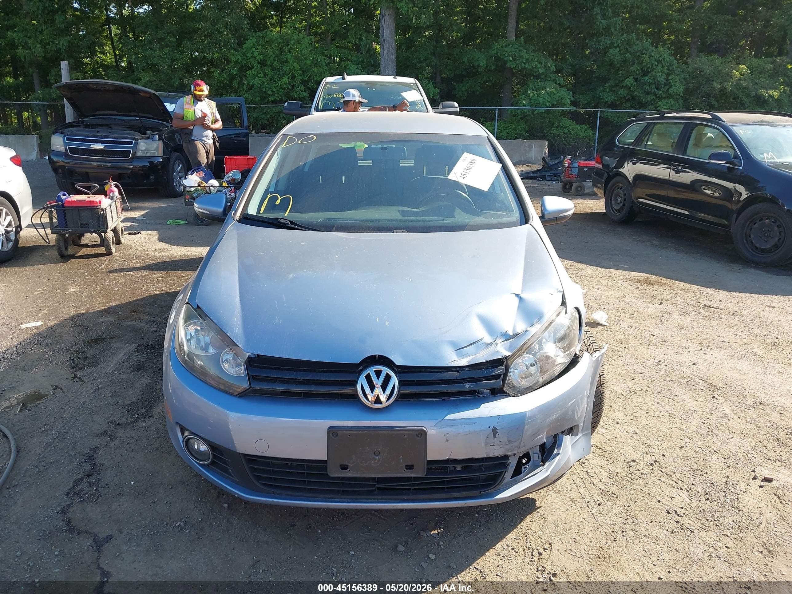 2011 Volkswagen Golf Tdi 4-door Silver vin: WVWDM7AJ0BW153709