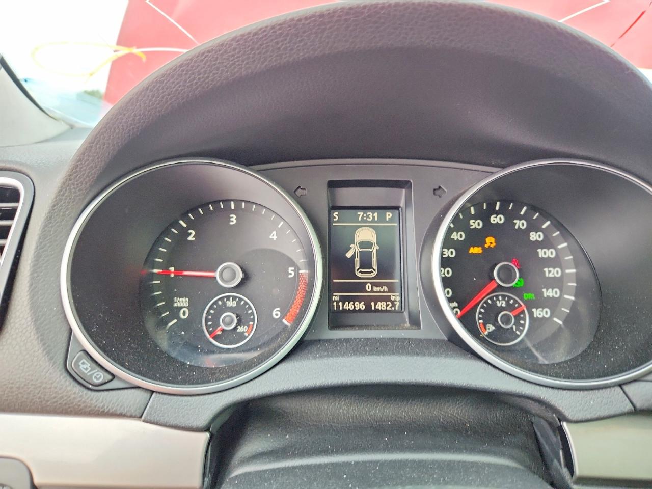 2013 Volkswagen Golf Red vin: WVWDM7AJ0DW106490