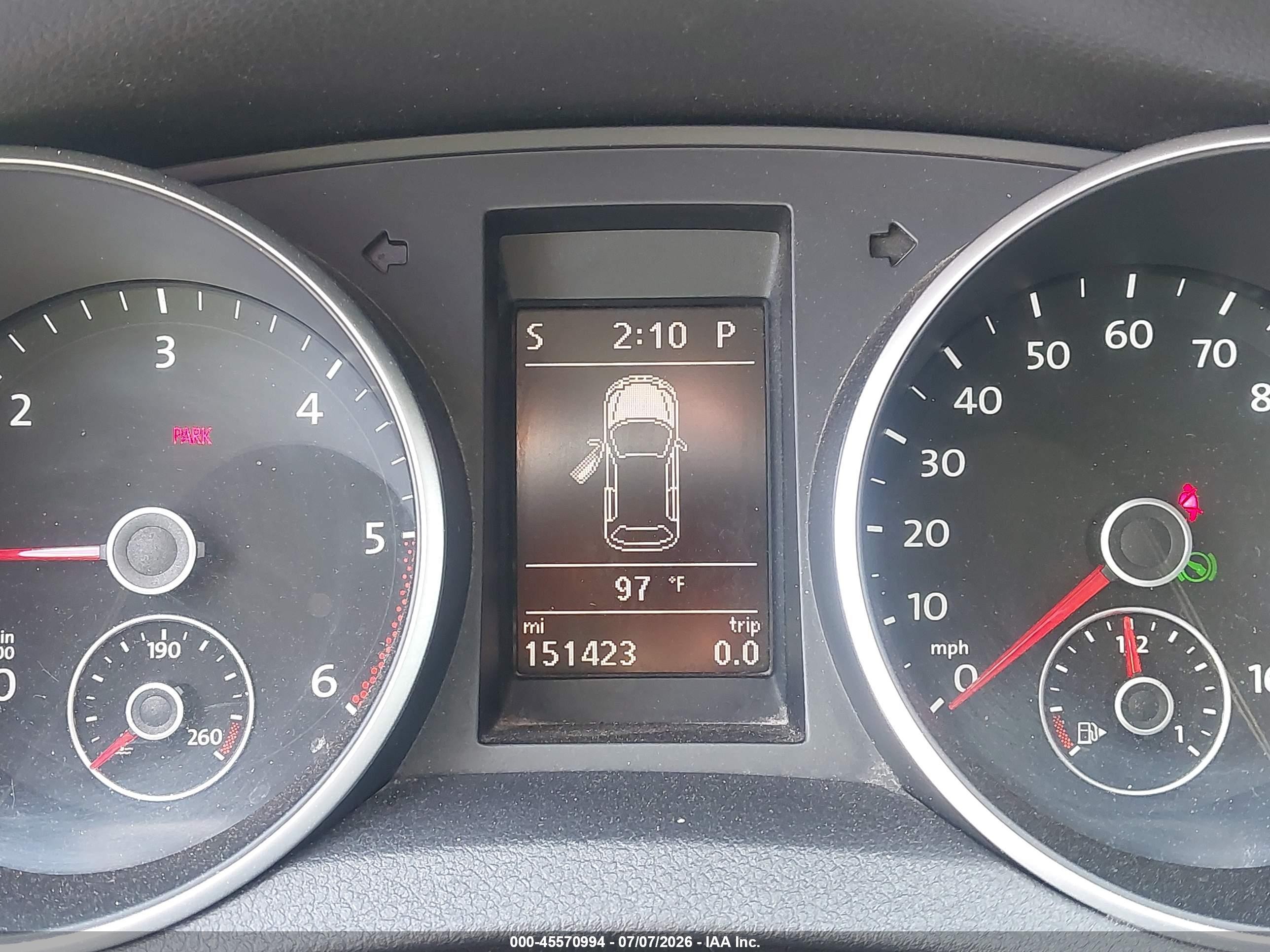 2014 Volkswagen Golf 2.0l Tdi Black vin: WVWDM7AJ0EW003197
