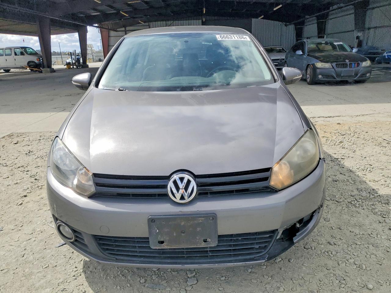 2014 Volkswagen Golf Gray vin: WVWDM7AJ0EW003569