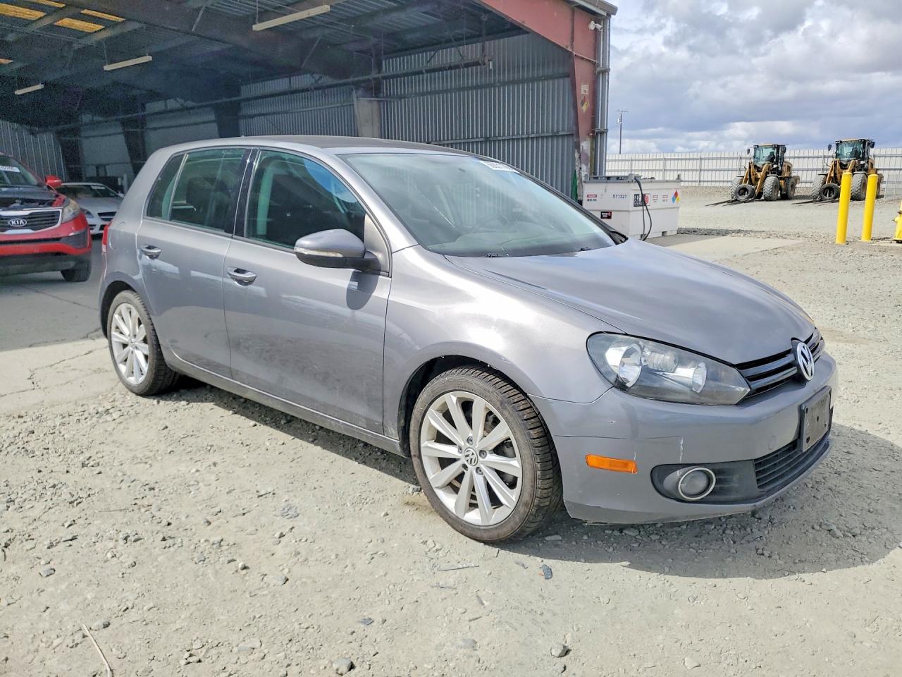 2014 Volkswagen Golf Gray vin: WVWDM7AJ0EW003569