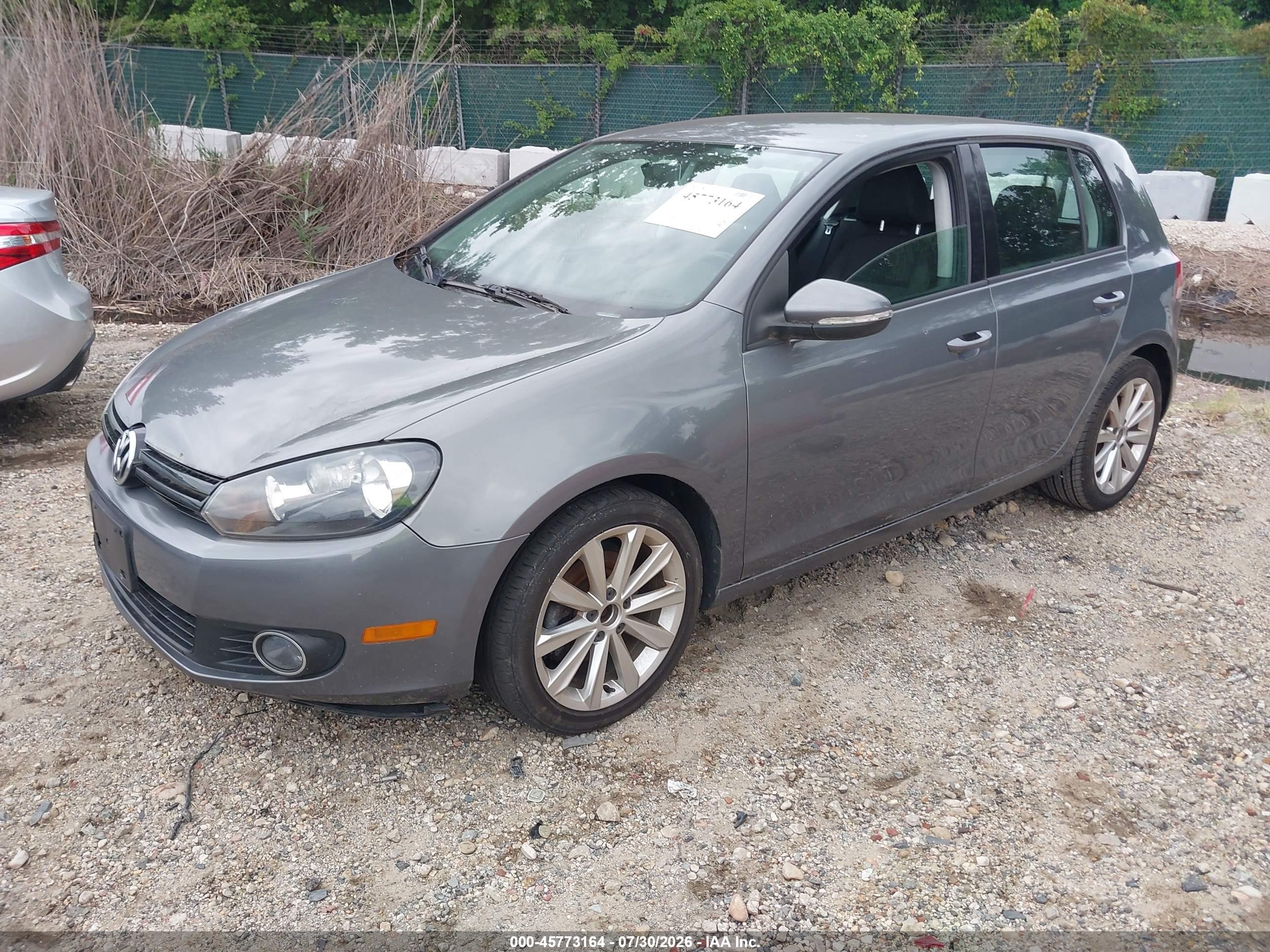 2014 Volkswagen Golf 2.0l Tdi Gray vin: WVWDM7AJ0EW011400