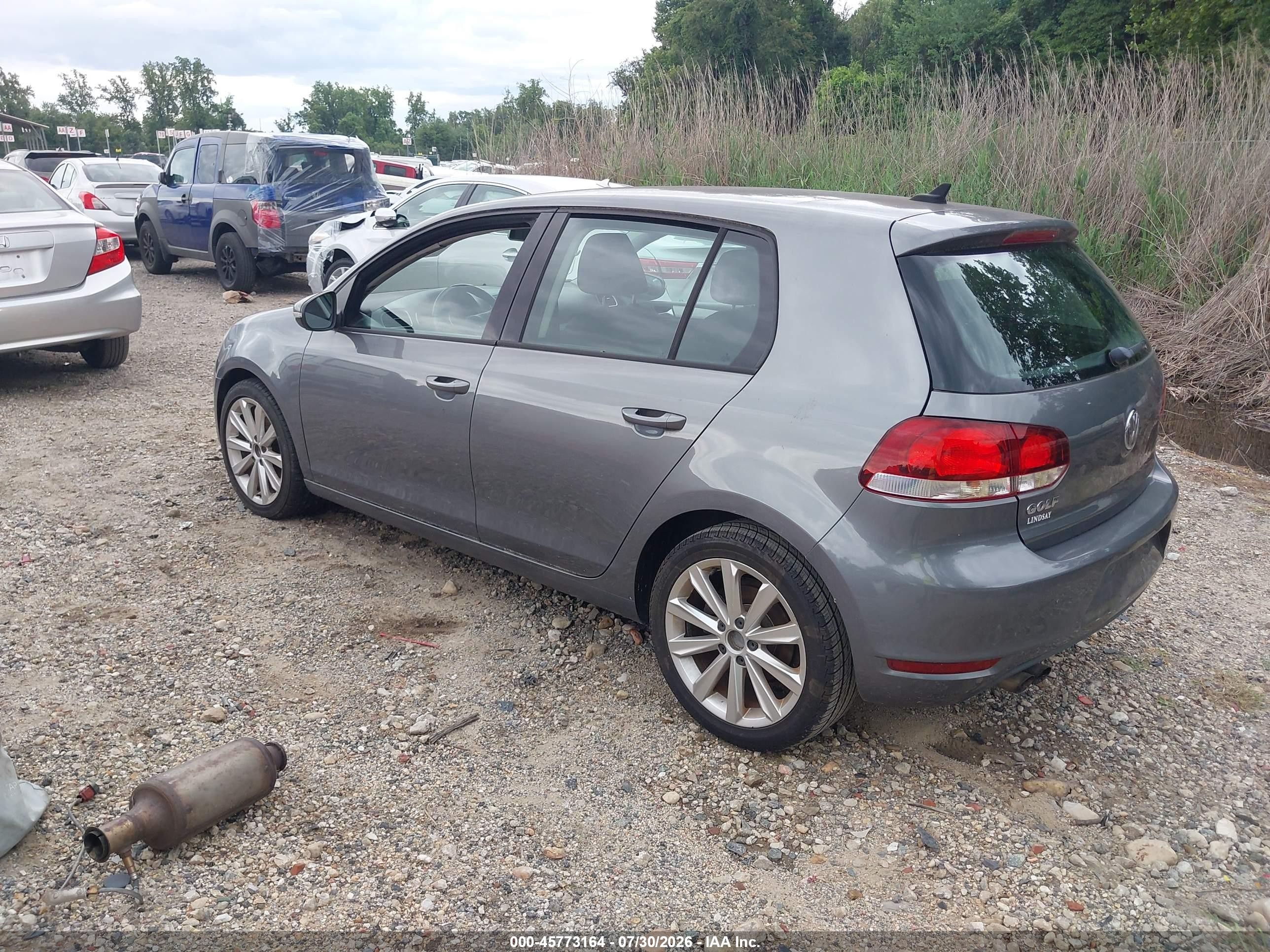 2014 Volkswagen Golf 2.0l Tdi Gray vin: WVWDM7AJ0EW011400