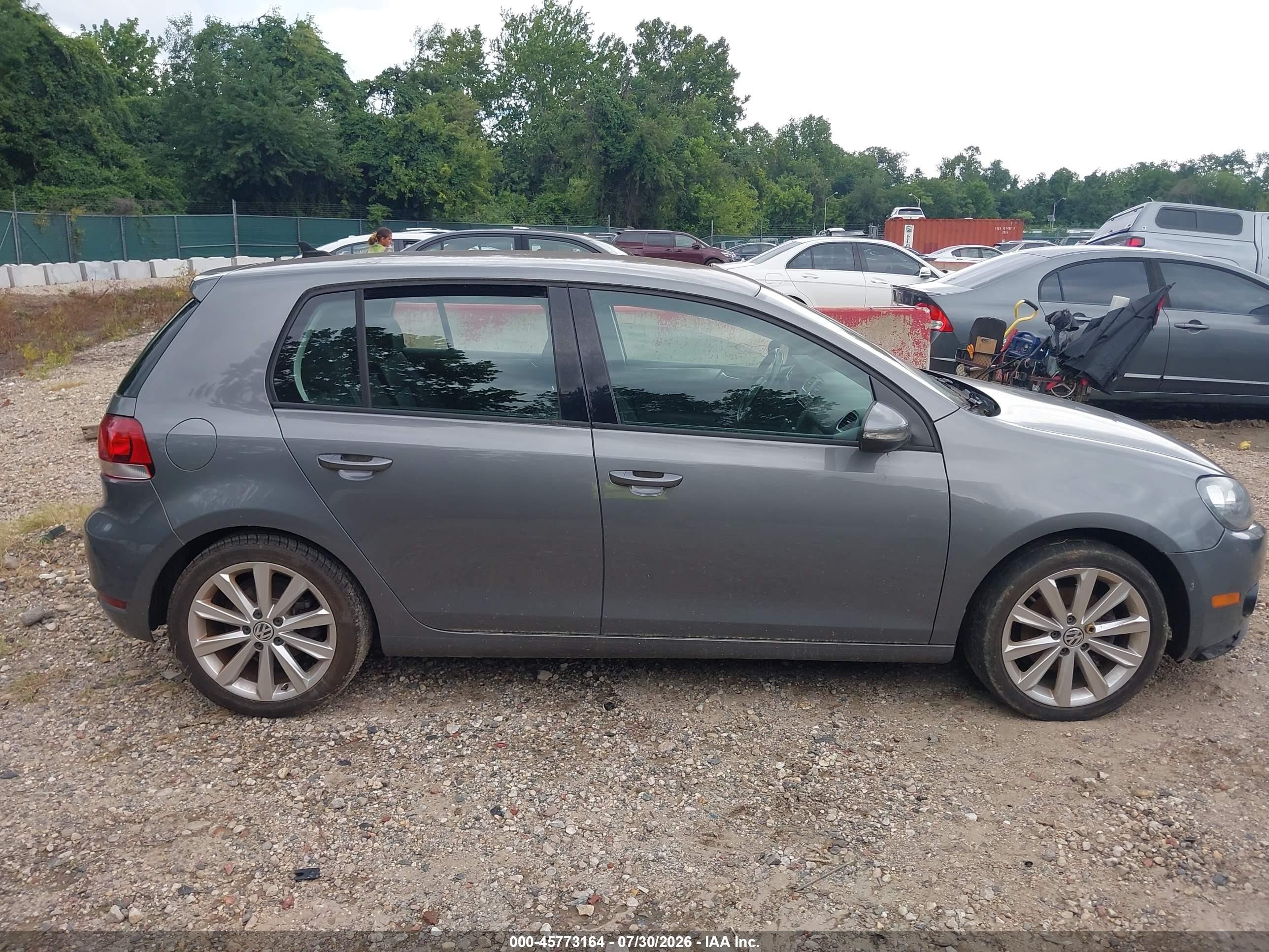 2014 Volkswagen Golf 2.0l Tdi Gray vin: WVWDM7AJ0EW011400