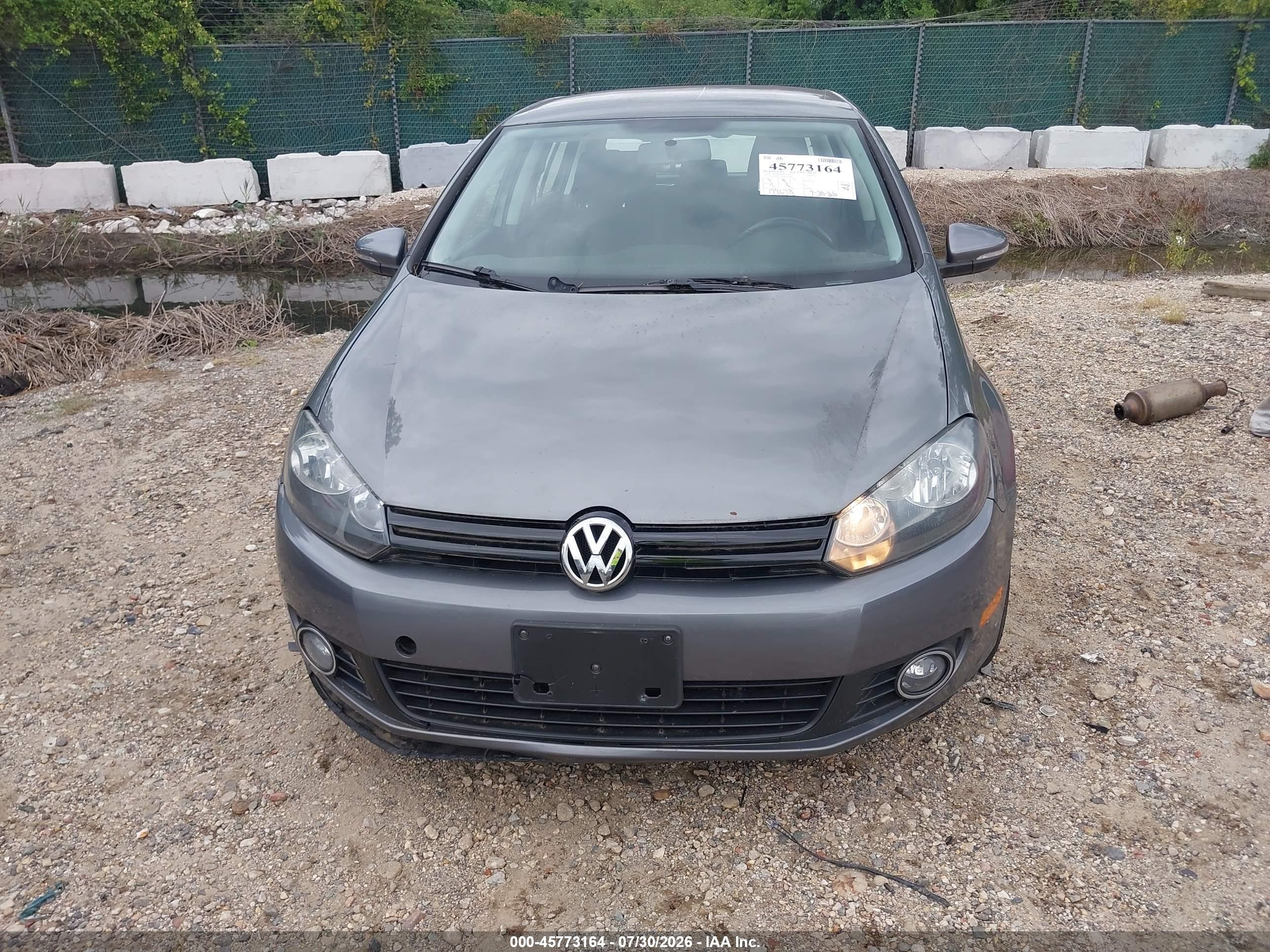 2014 Volkswagen Golf 2.0l Tdi Gray vin: WVWDM7AJ0EW011400