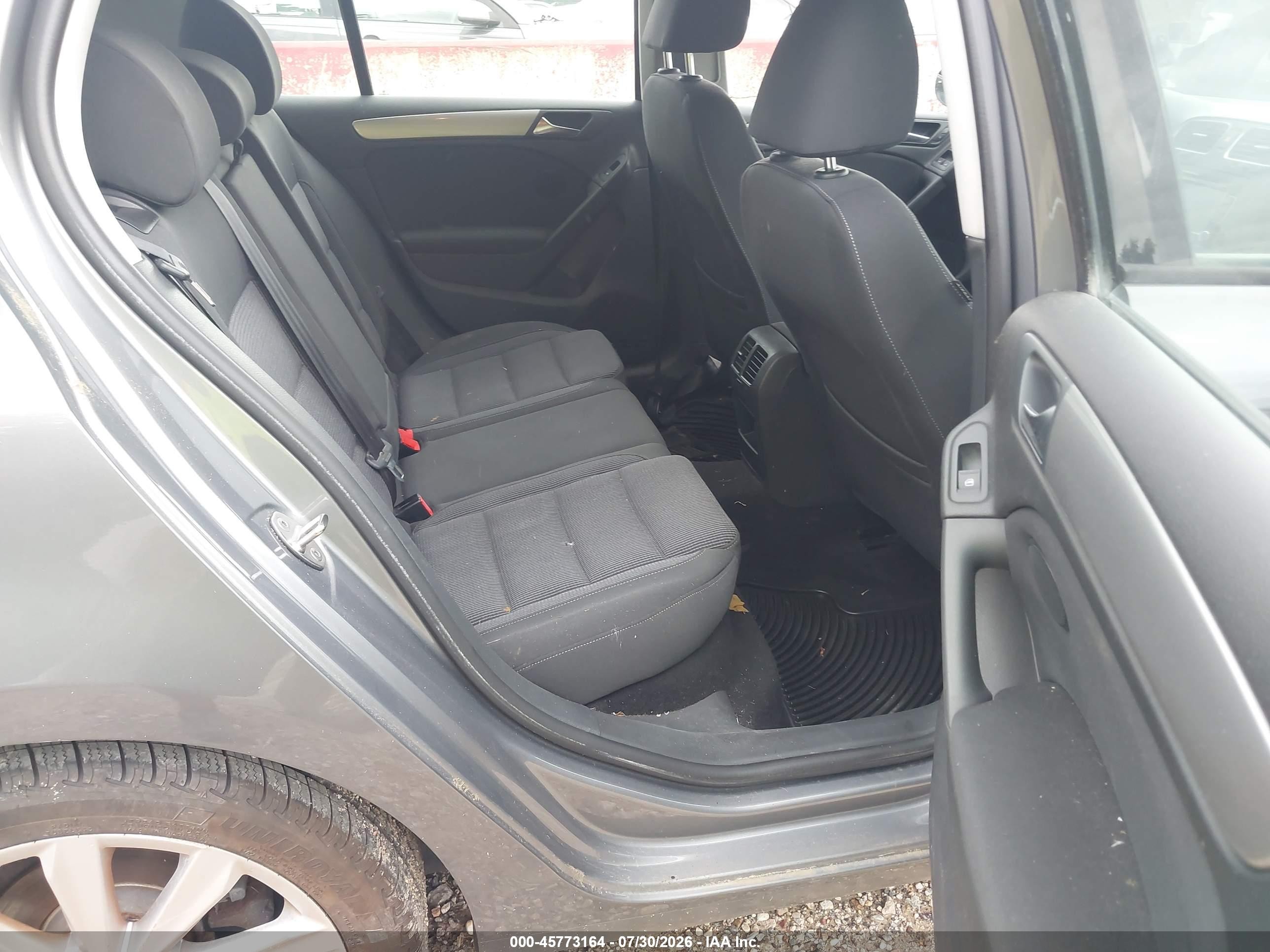 2014 Volkswagen Golf 2.0l Tdi Gray vin: WVWDM7AJ0EW011400