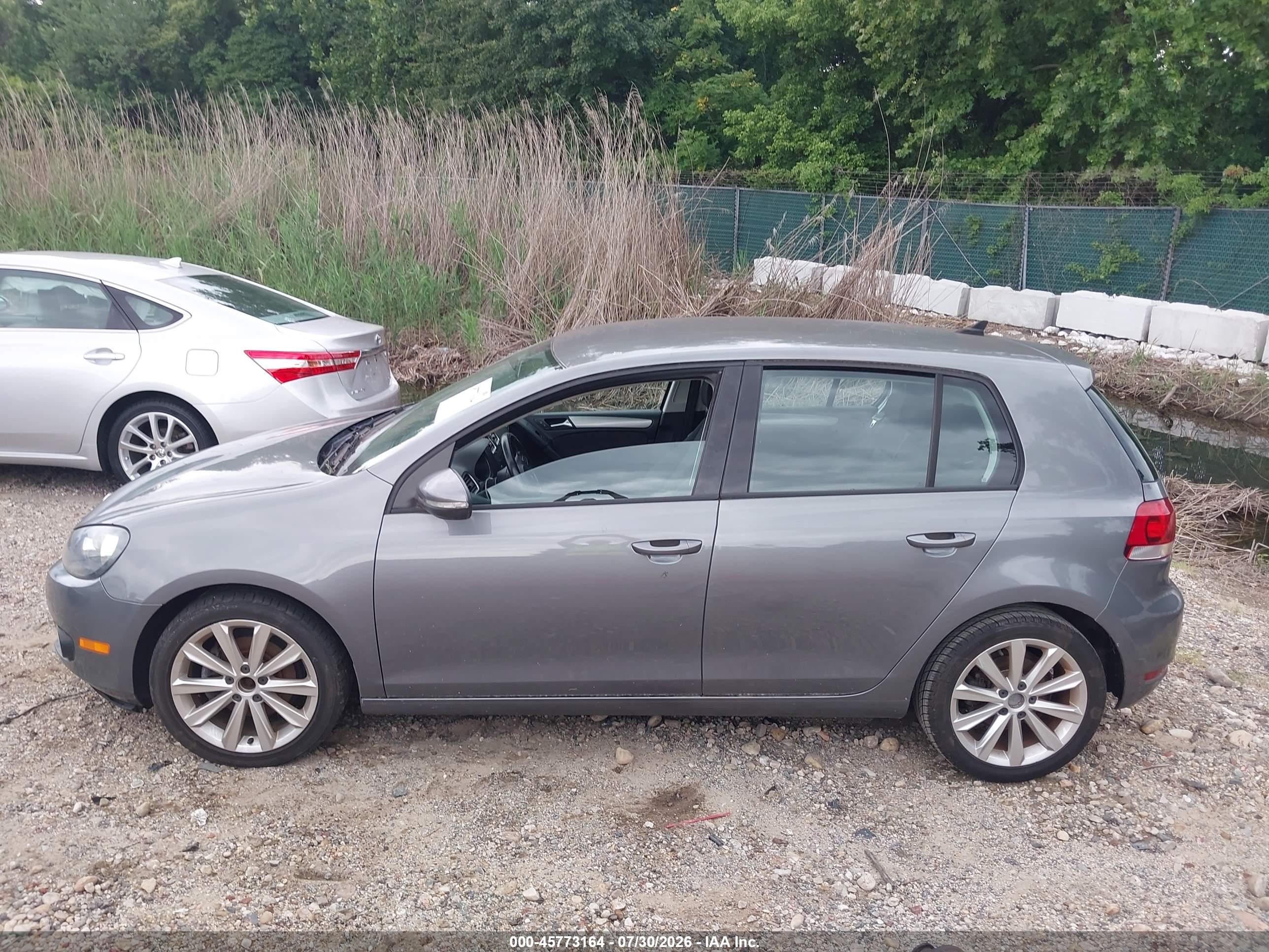 2014 Volkswagen Golf 2.0l Tdi Gray vin: WVWDM7AJ0EW011400