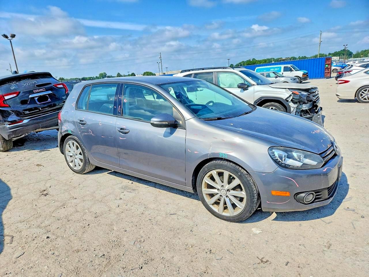 2012 Volkswagen Golf Gray vin: WVWDM7AJ1CW188793