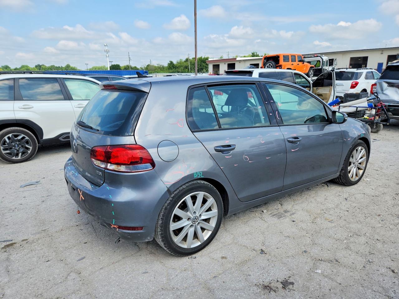 2012 Volkswagen Golf Gray vin: WVWDM7AJ1CW188793